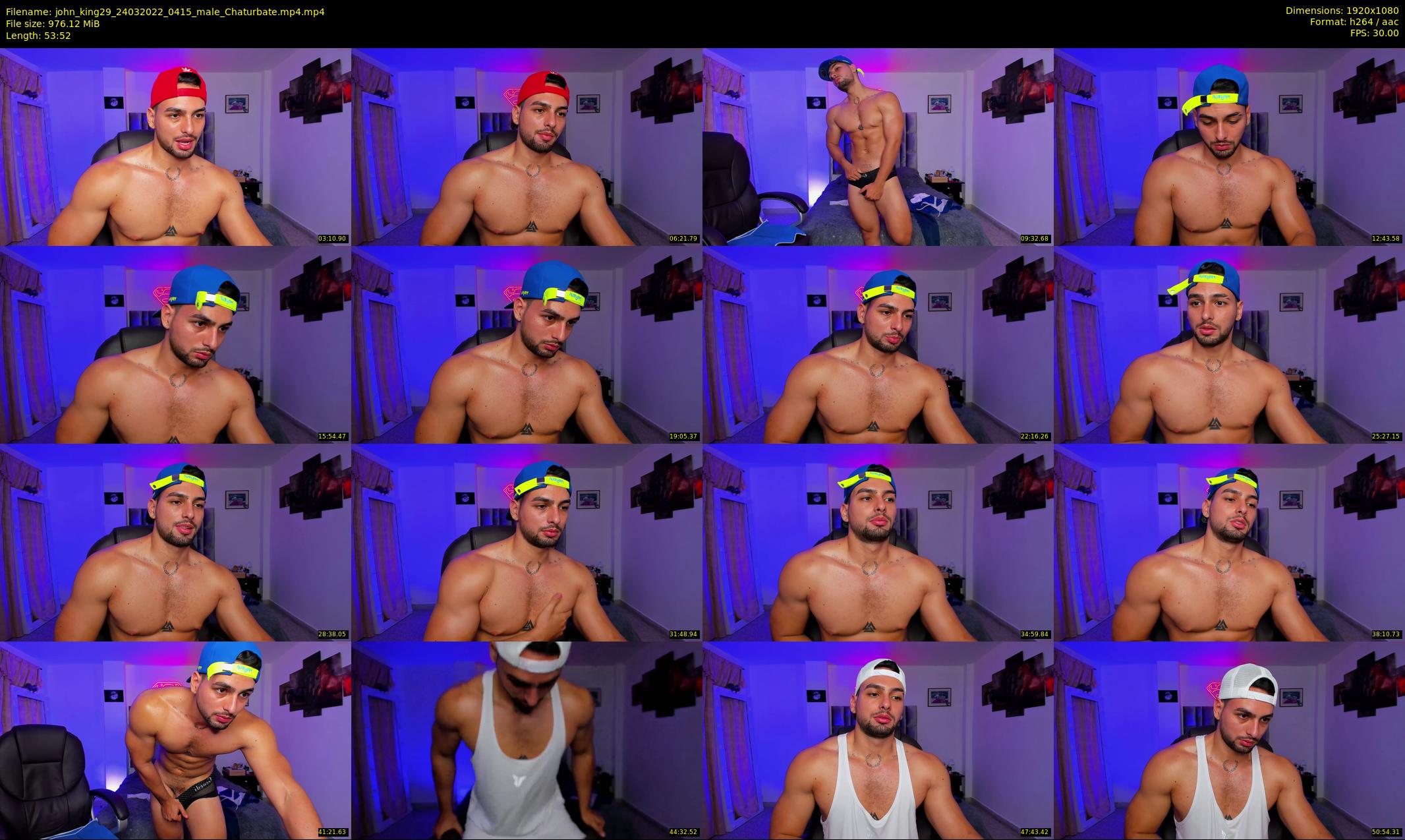 john_king29 — 54 minute Chaturbate male cam show recording, 1080p, Mar 24, 2022