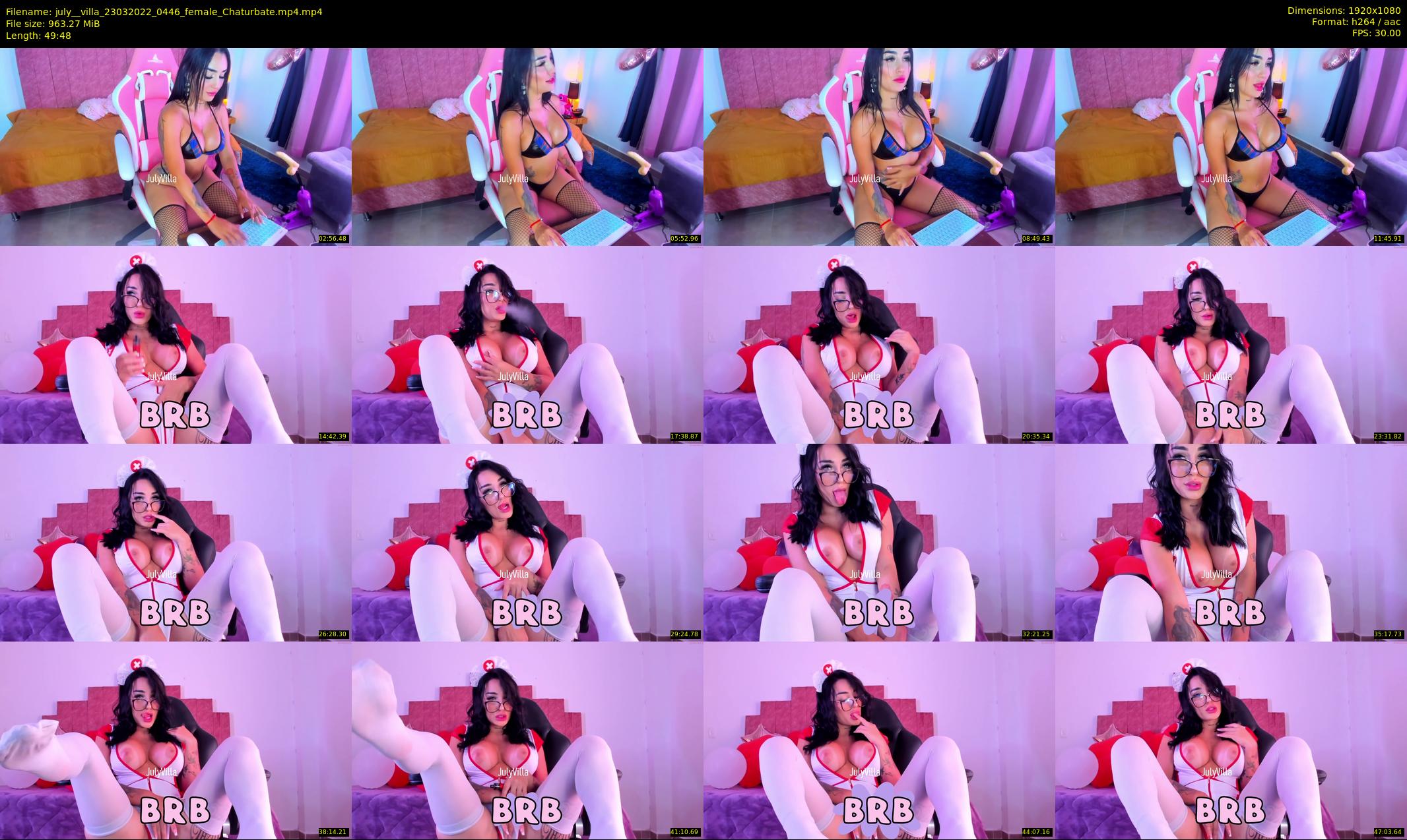 july__villa — 50 minute Chaturbate female cam show recording, 1080p, Mar 23, 2022
