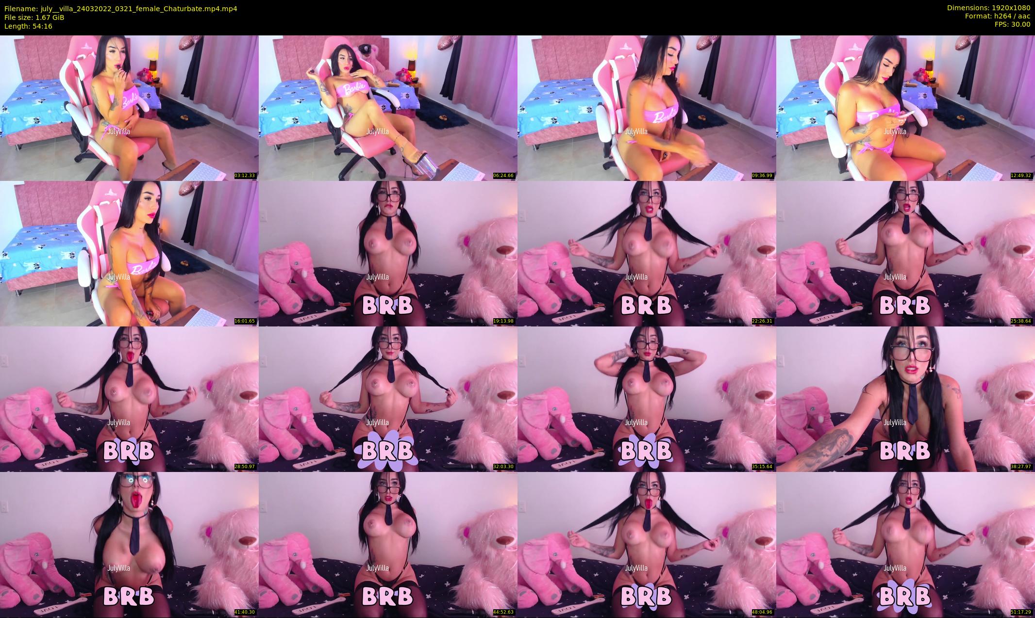 july__villa — 55 minute Chaturbate female cam show recording, 1080p, Mar 24, 2022