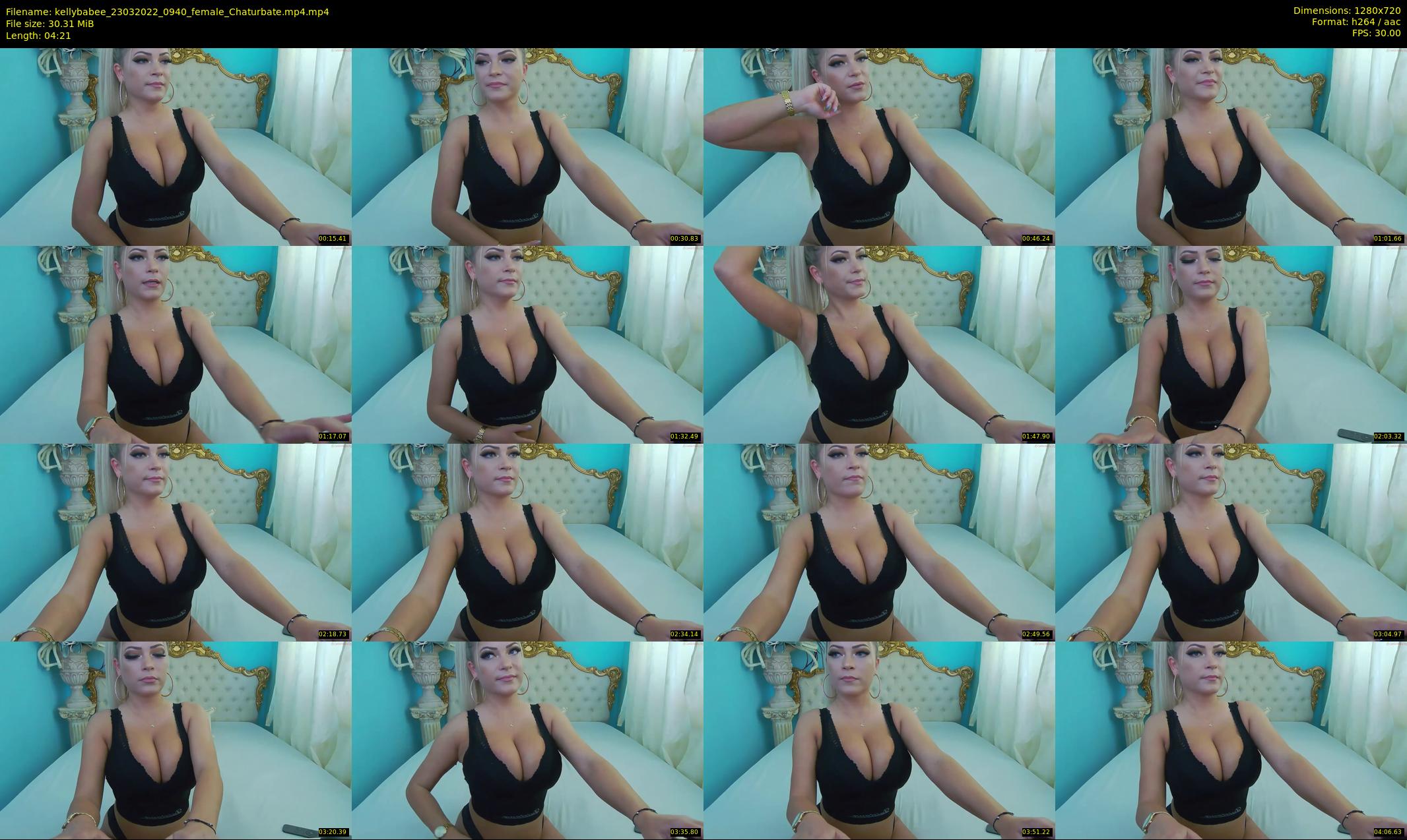 kellybabee — 5 minute Chaturbate female cam show recording, 720p, Mar 23, 2022