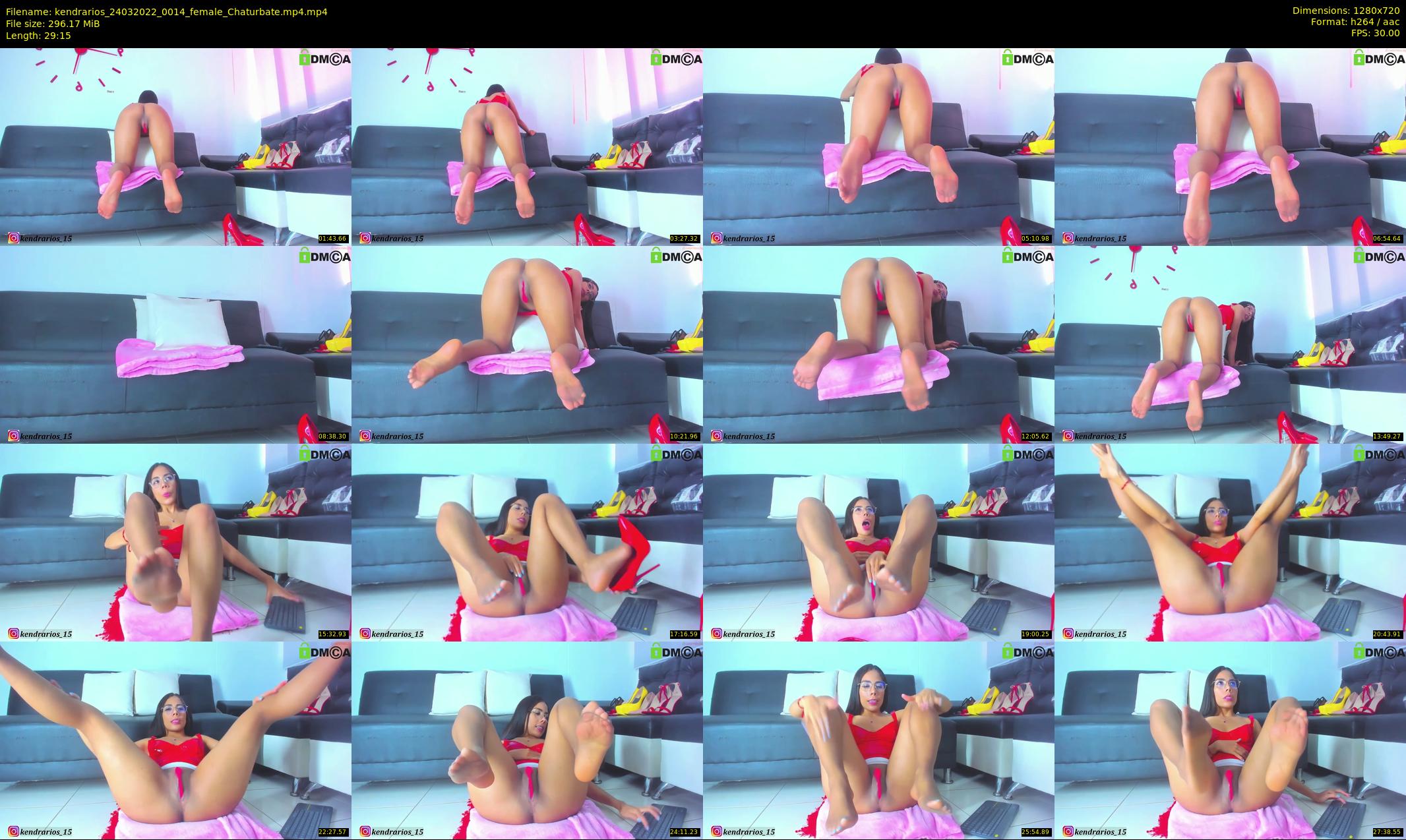 kendrarios — 30 minute Chaturbate female cam show recording, 720p, Mar 24, 2022