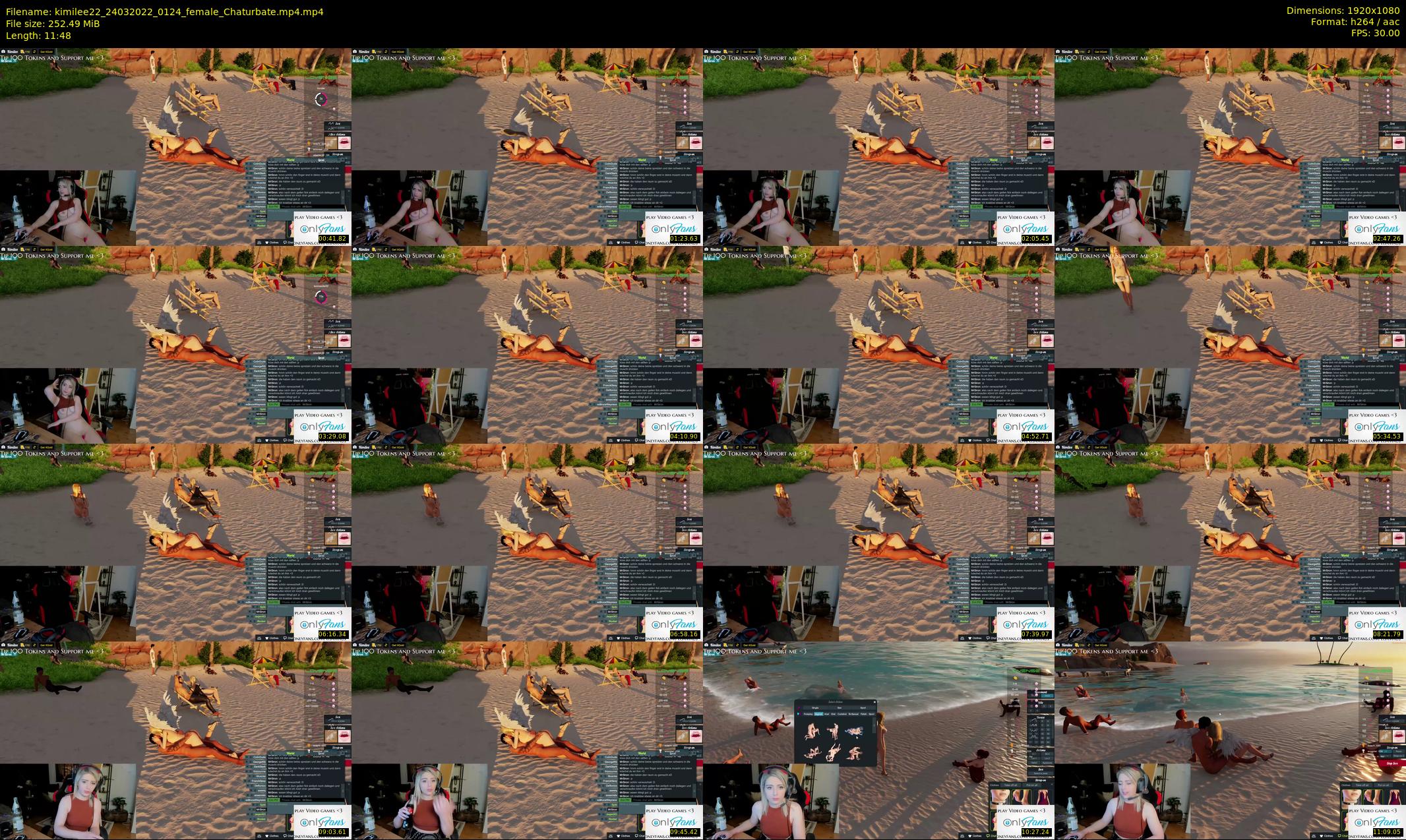 kimilee22 — 12 minute Chaturbate female cam show recording, 1080p, Mar 24, 2022