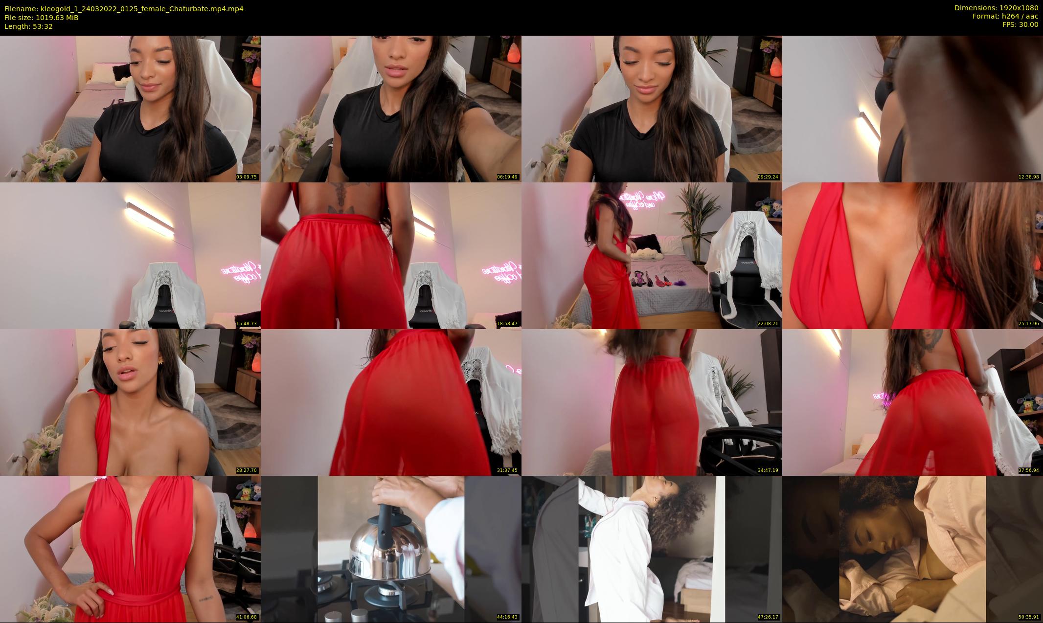 kleogold_1 — 54 minute Chaturbate female cam show recording, 1080p, Mar 24, 2022