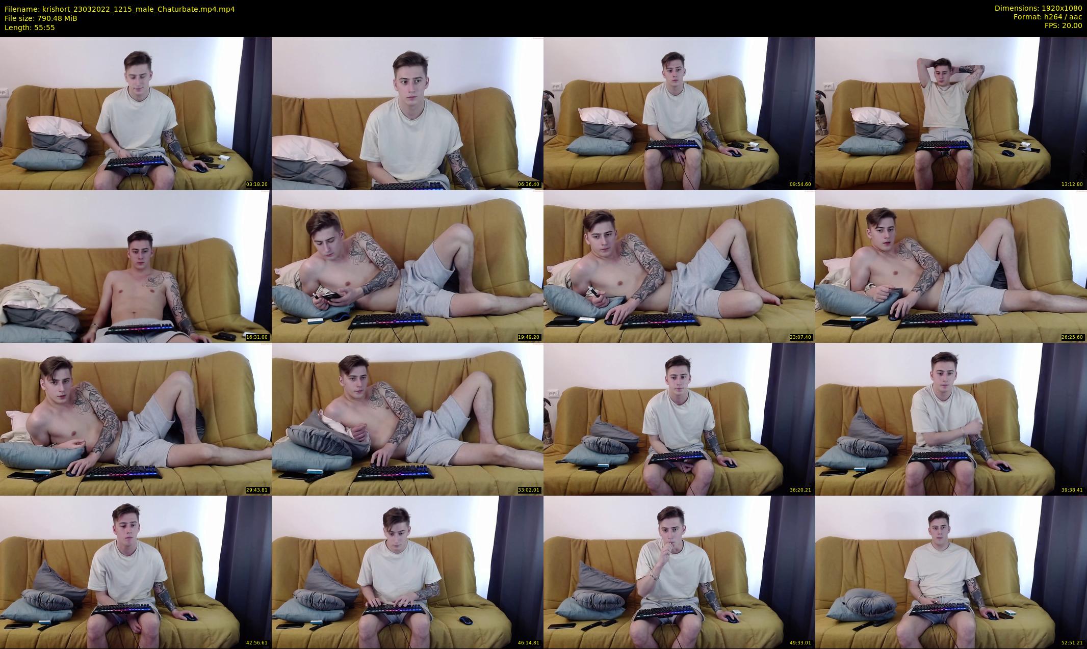 krishort — 56 minute Chaturbate male cam show recording, 1080p, Mar 23, 2022