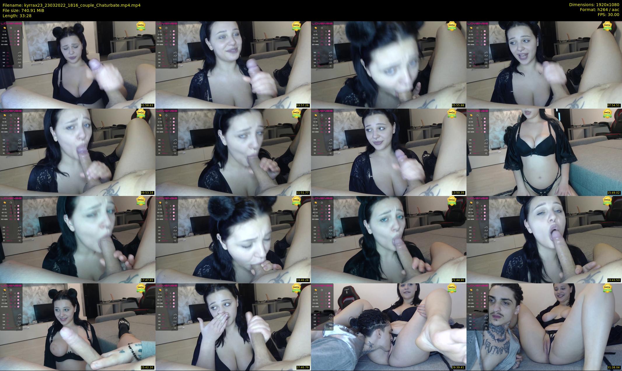 kyrrax23 — 34 minute Chaturbate couple cam show recording, 1080p, Mar 23, 2022