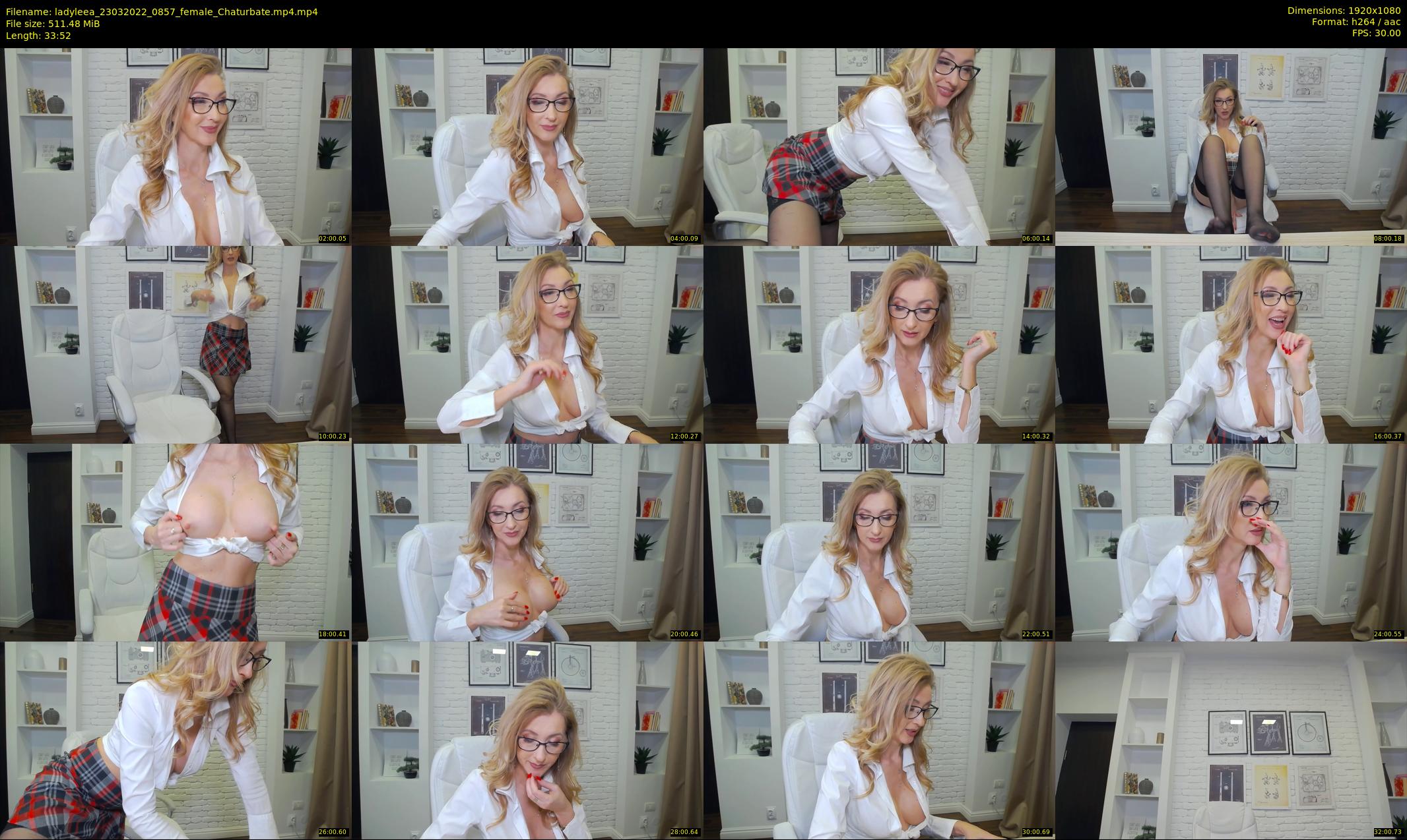 ladyleea — 34 minute Chaturbate female cam show recording, 1080p, Mar 23, 2022