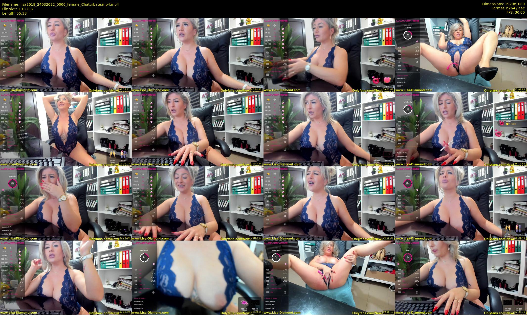 lisa2018 — 56 minute Chaturbate female cam show recording, 1080p, Mar 24, 2022