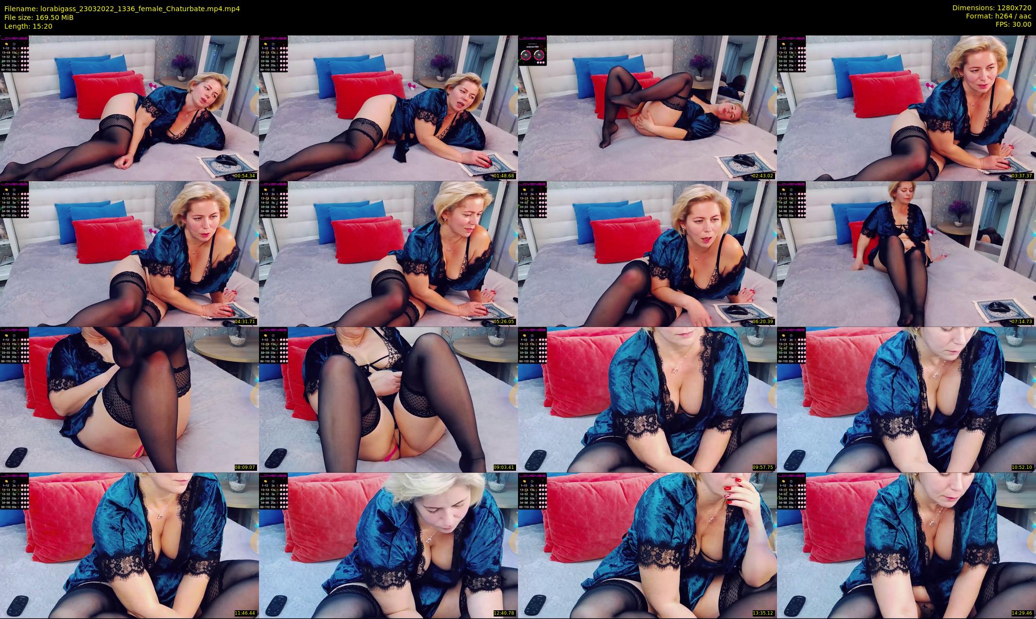 lorabigass — 16 minute Chaturbate female cam show recording, 720p, Mar 23, 2022