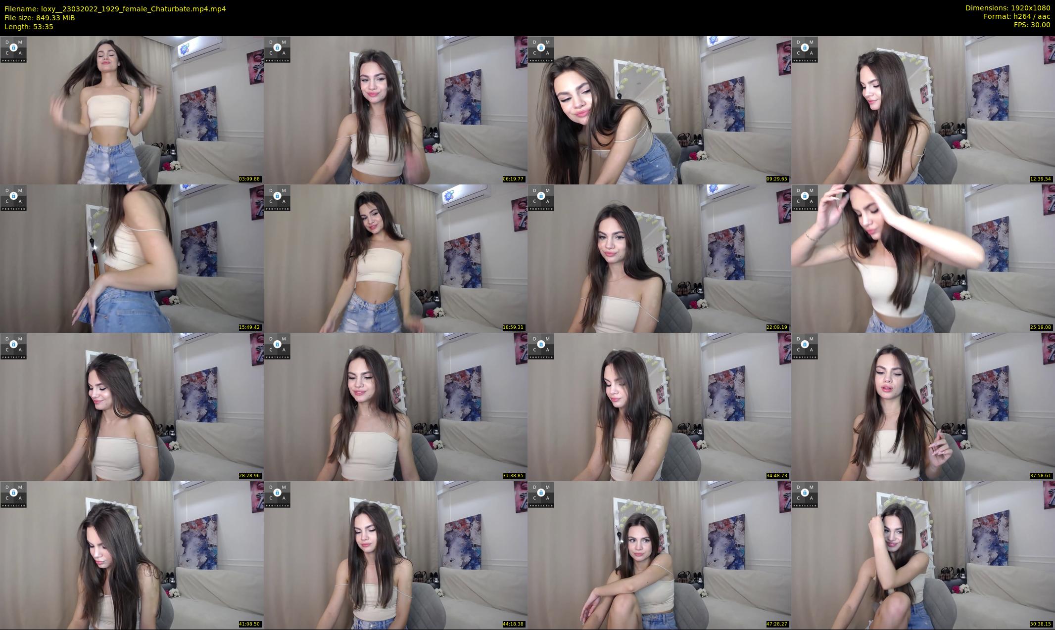 loxy_ — 54 minute Chaturbate female cam show recording, 1080p, Mar 23, 2022