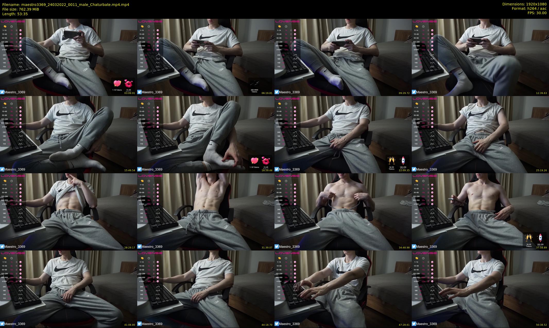 maestro3369 — 54 minute Chaturbate male cam show recording, 1080p, Mar 24, 2022