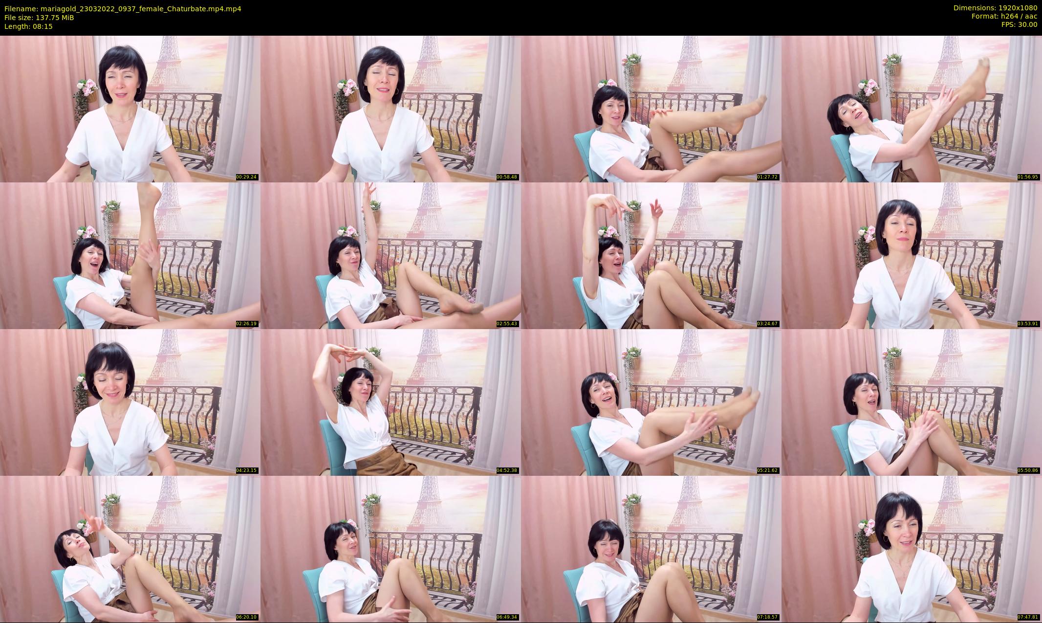 mariagold — 9 minute Chaturbate female cam show recording, 1080p, Mar 23, 2022
