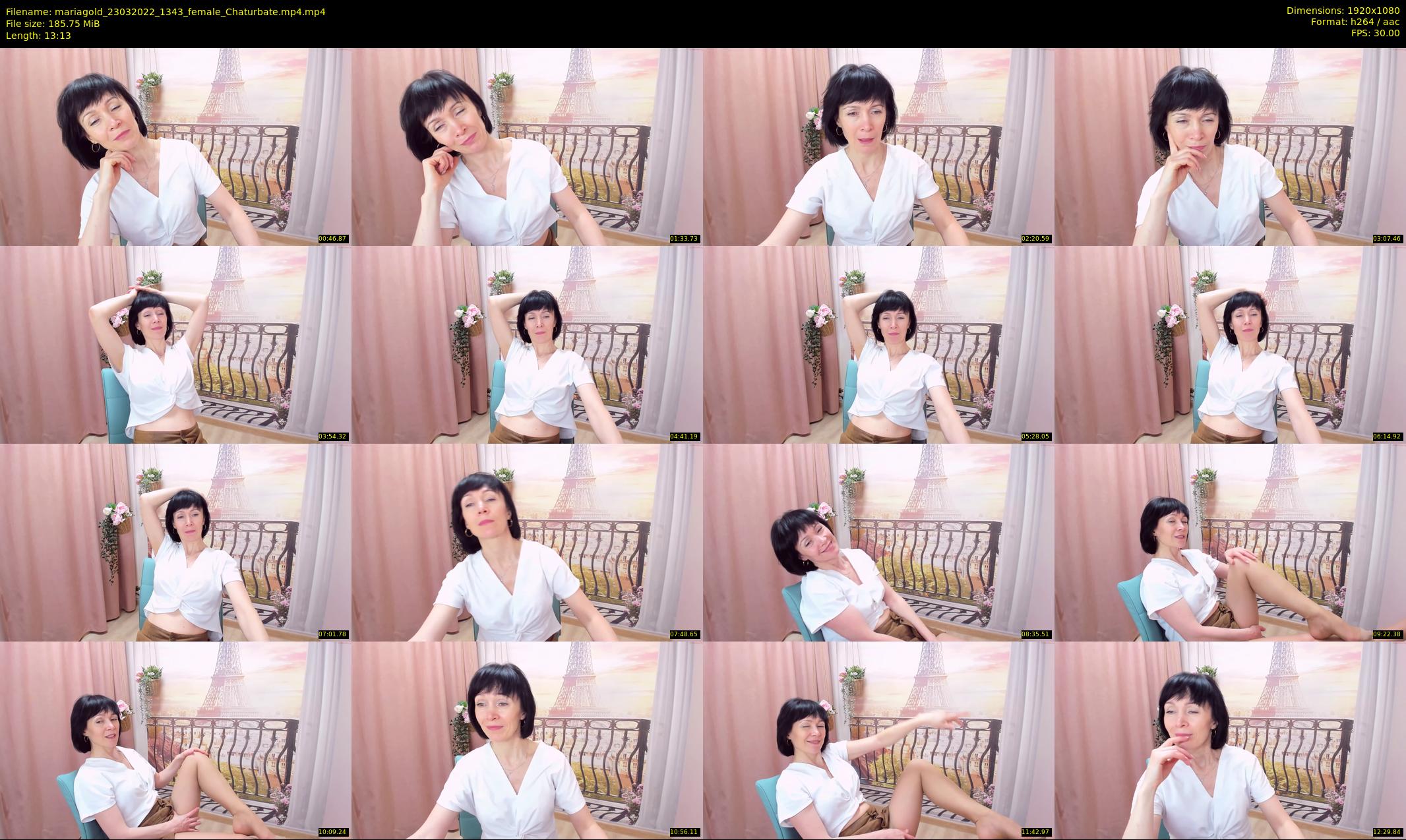 mariagold — 14 minute Chaturbate female cam show recording, 1080p, Mar 23, 2022