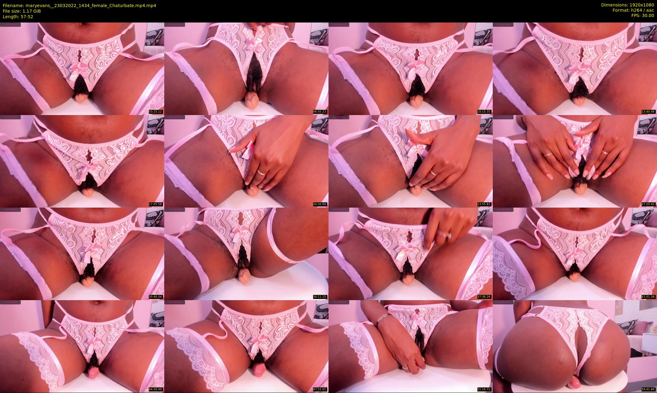 maryevans_ — 58 minute Chaturbate female cam show recording, 1080p, Mar 23, 2022
