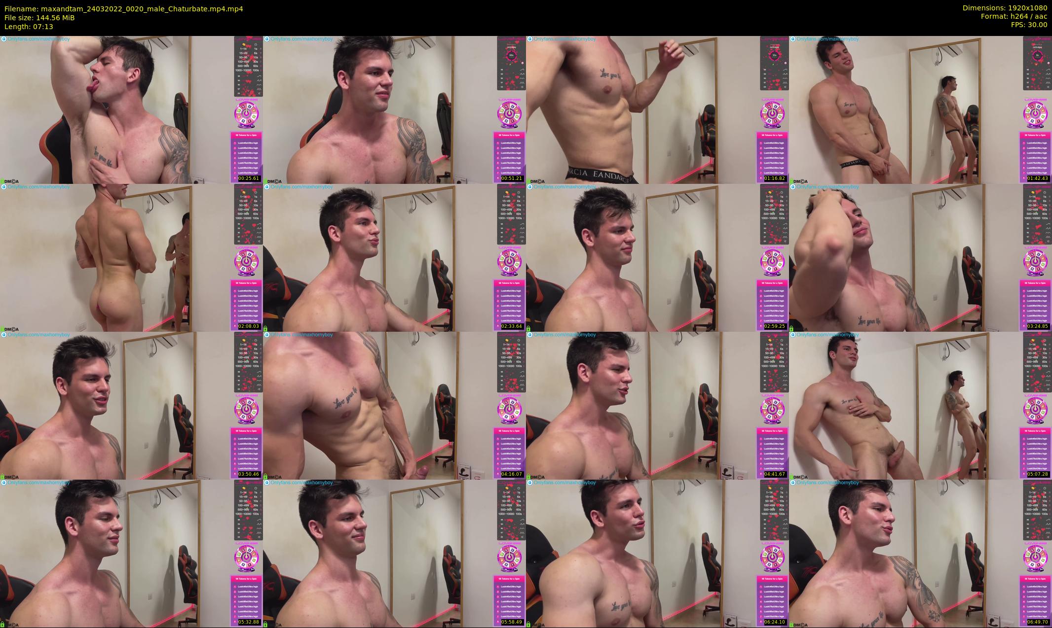 maxandtam — 8 minute Chaturbate couple cam show recording, 1080p, Mar 24, 2022