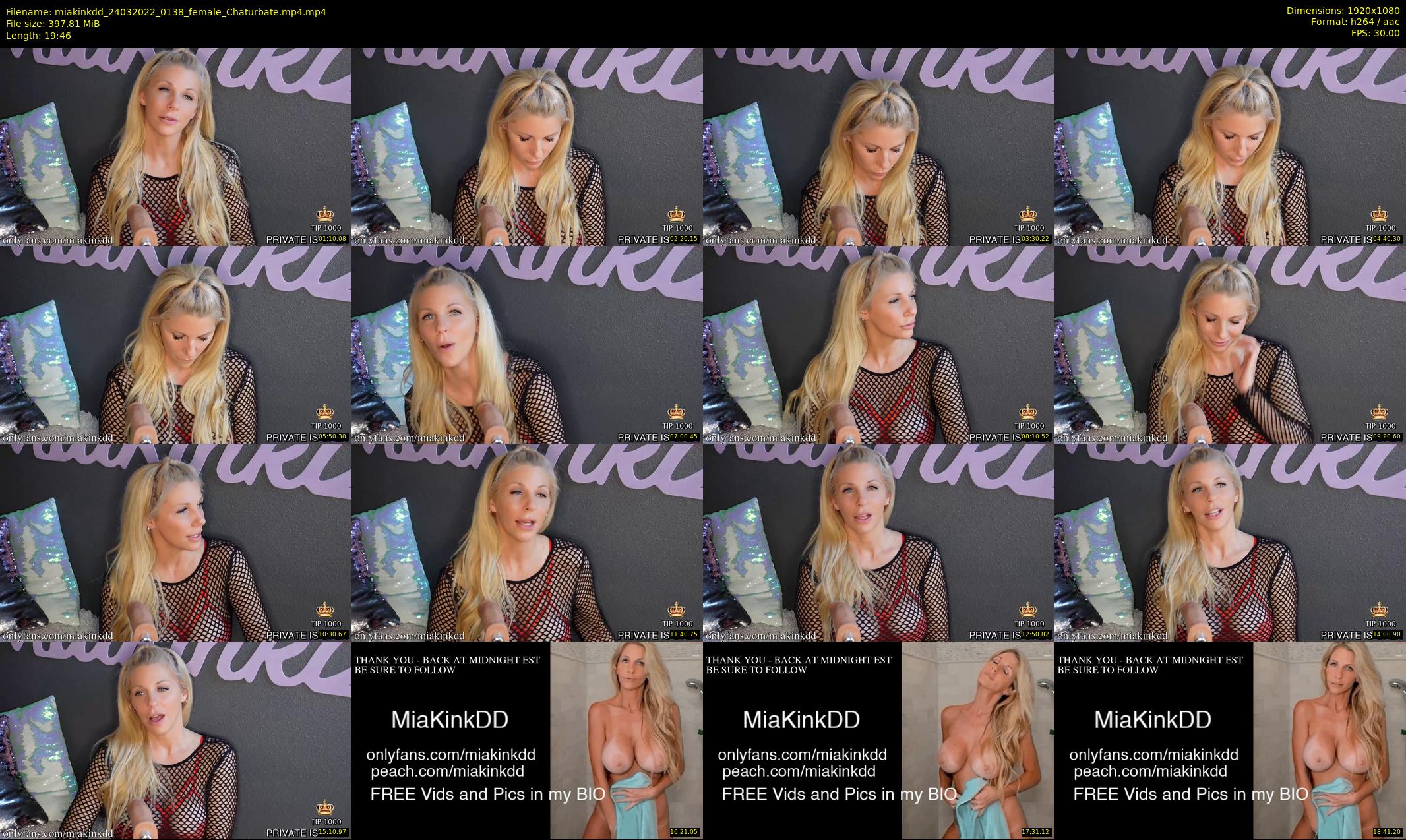 miakinkdd — 20 minute Chaturbate female cam show recording, 1080p, Mar 24, 2022