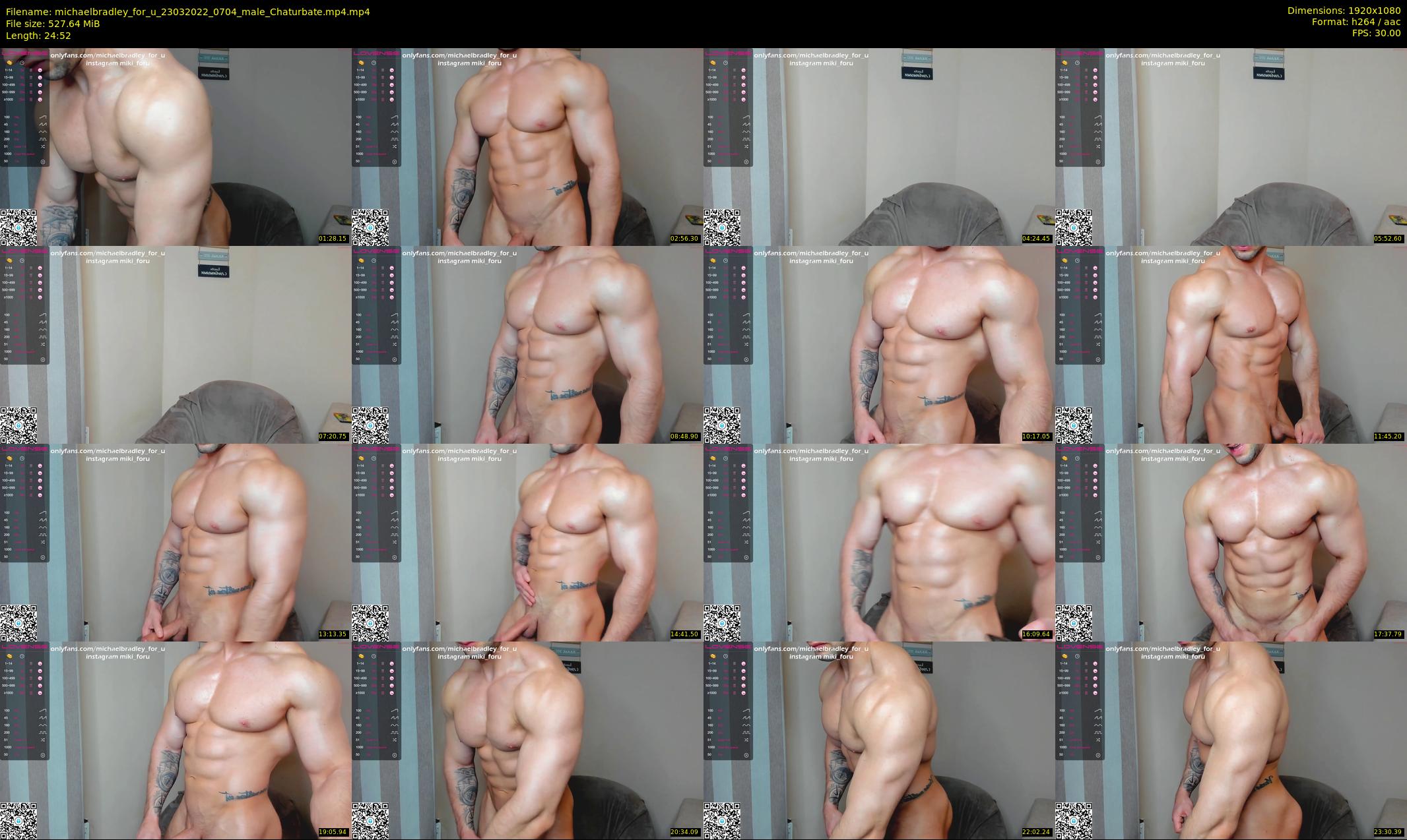 michaelbradley_for_u — 25 minute Chaturbate male cam show recording, 1080p, Mar 23, 2022