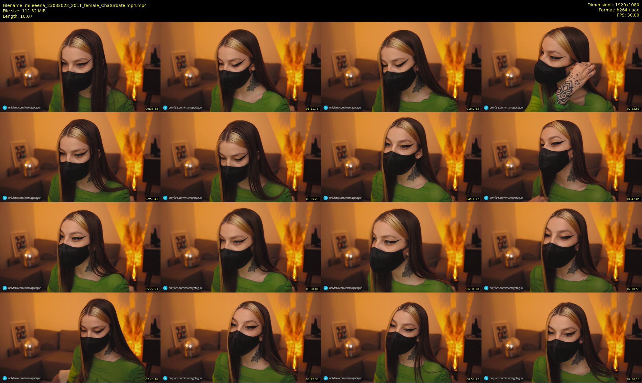 mileeena — 11 minute Chaturbate female cam show recording, 1080p, Mar 23, 2022
