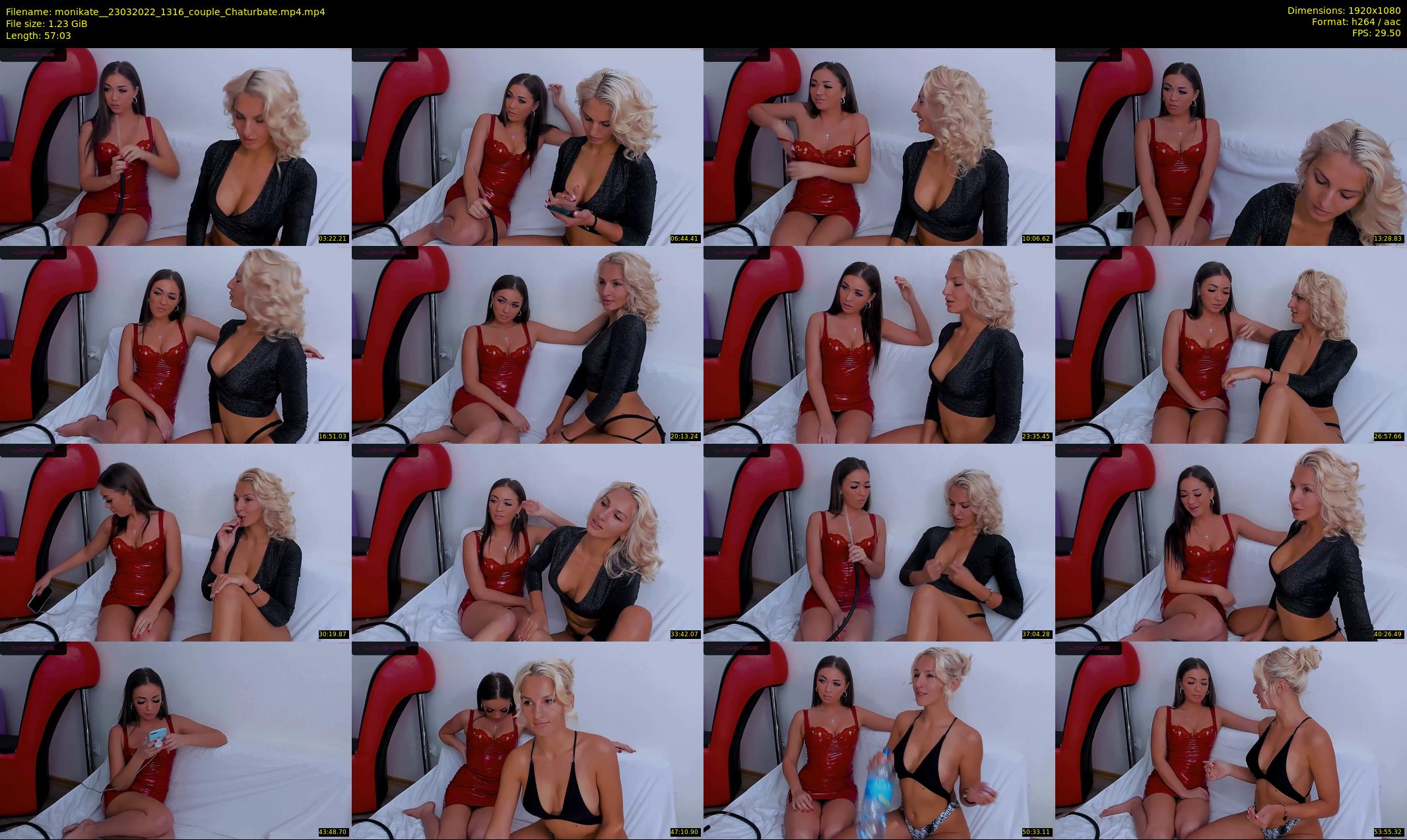 monikate_ — 58 minute Chaturbate couple cam show recording, 1080p, Mar 23, 2022