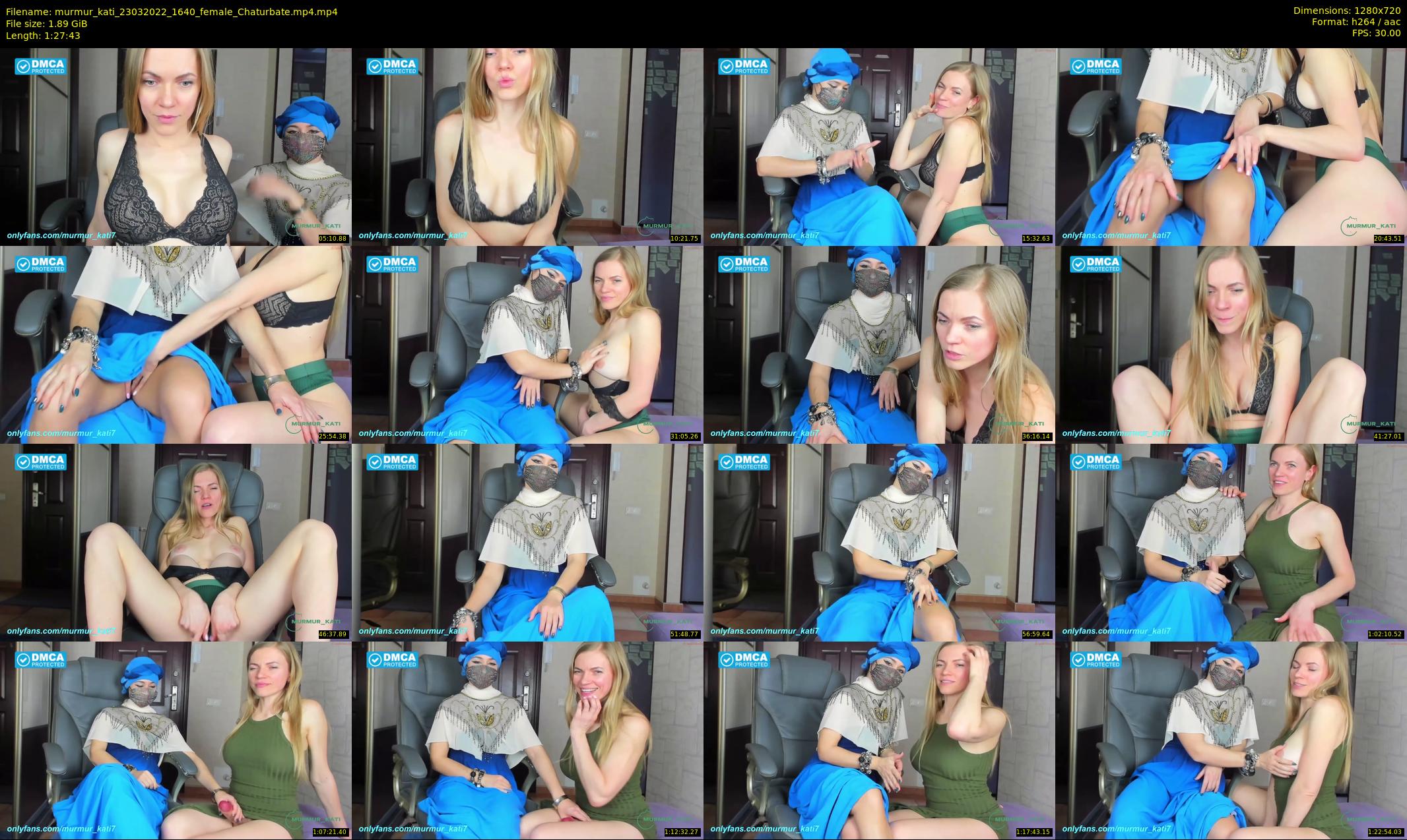 murmur_kati — 88 minute Chaturbate female cam show recording, 720p, Mar 23, 2022
