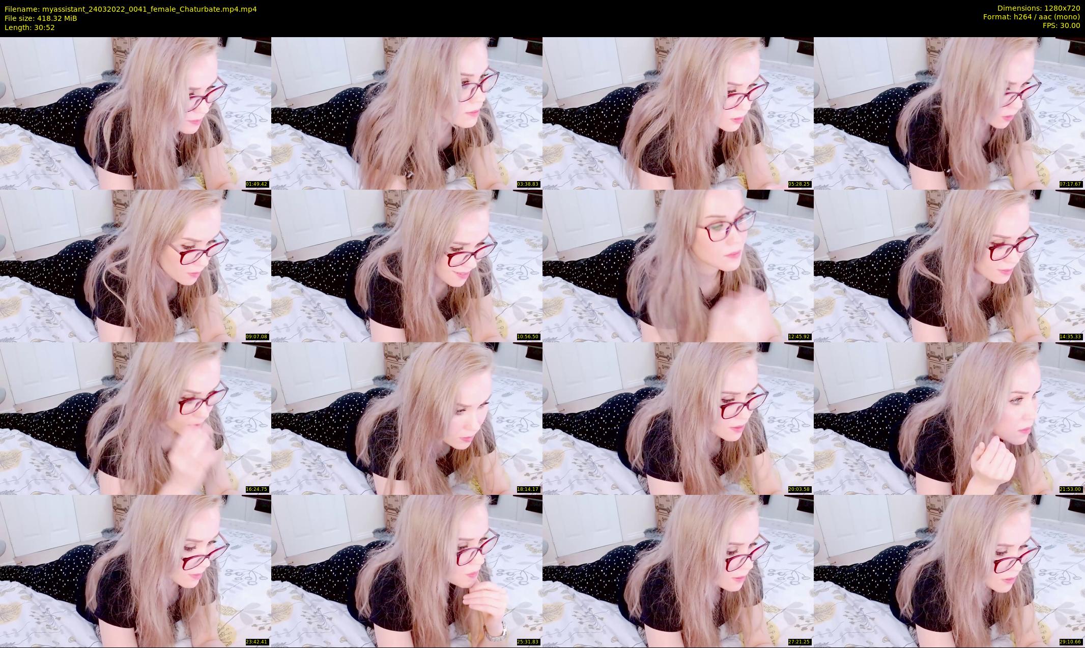 myassistant — 31 minute Chaturbate female cam show recording, 720p, Mar 24, 2022