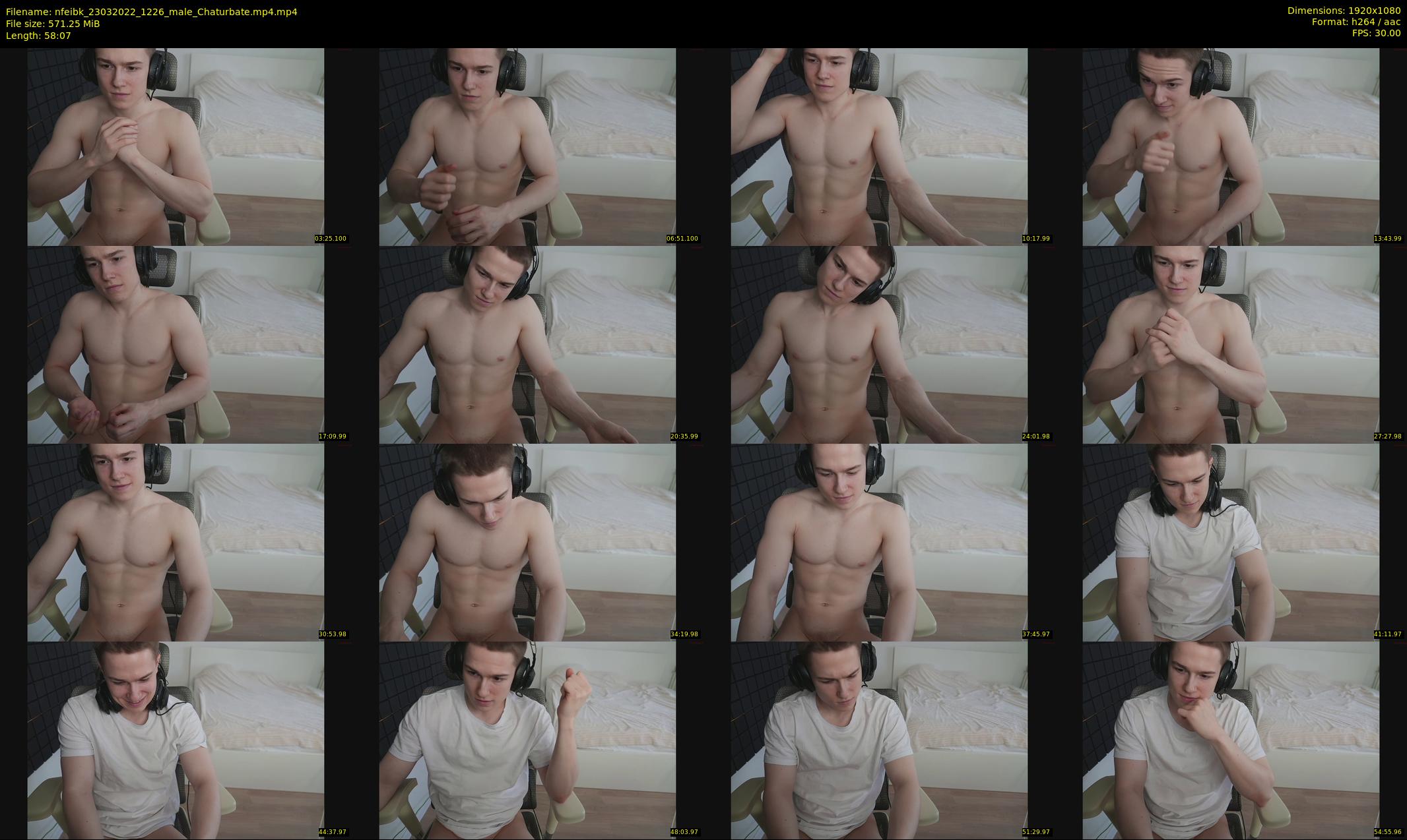 nfeibk — 59 minute Chaturbate male cam show recording, 1080p, Mar 23, 2022