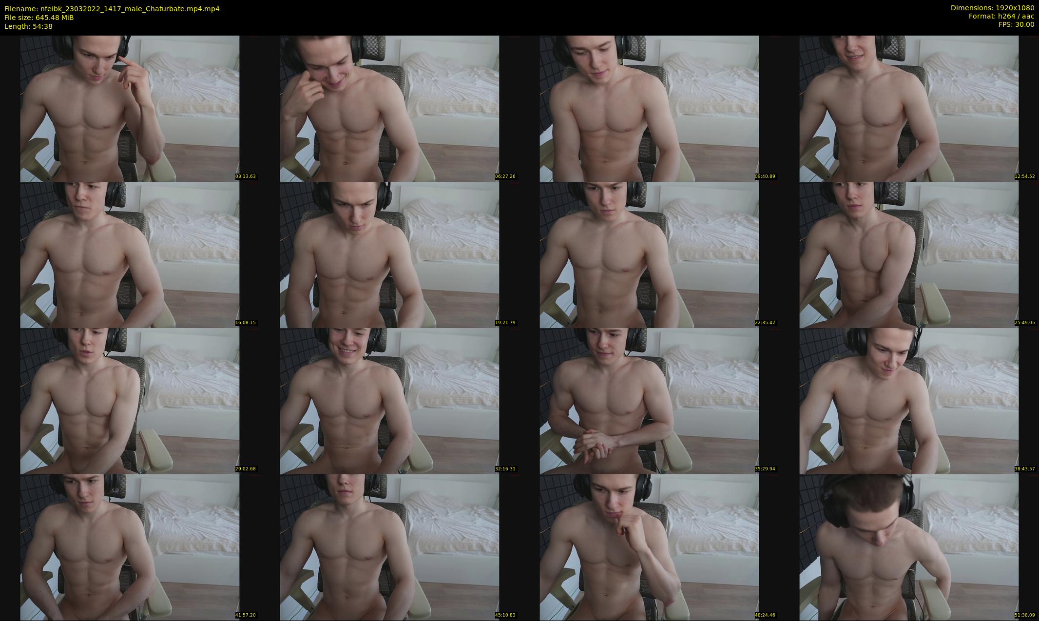 nfeibk — 55 minute Chaturbate male cam show recording, 1080p, Mar 23, 2022