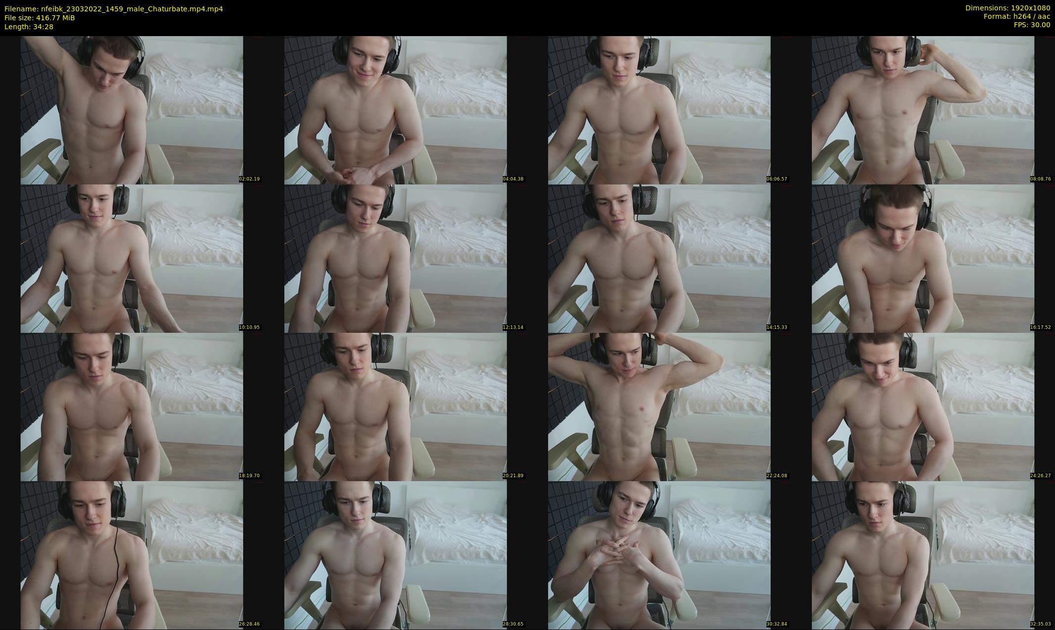 nfeibk — 35 minute Chaturbate male cam show recording, 1080p, Mar 23, 2022
