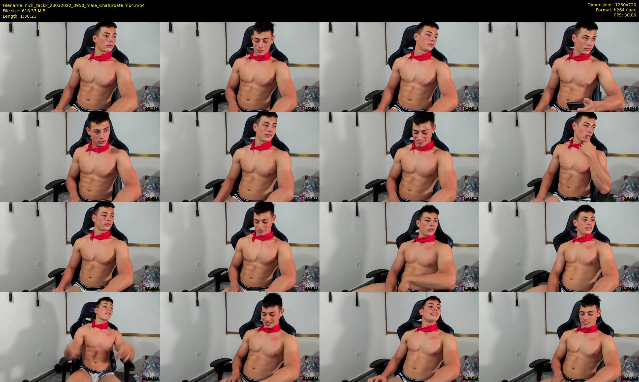 nick_zackk — 91 minute Chaturbate male cam show recording, 720p, Mar 23, 2022