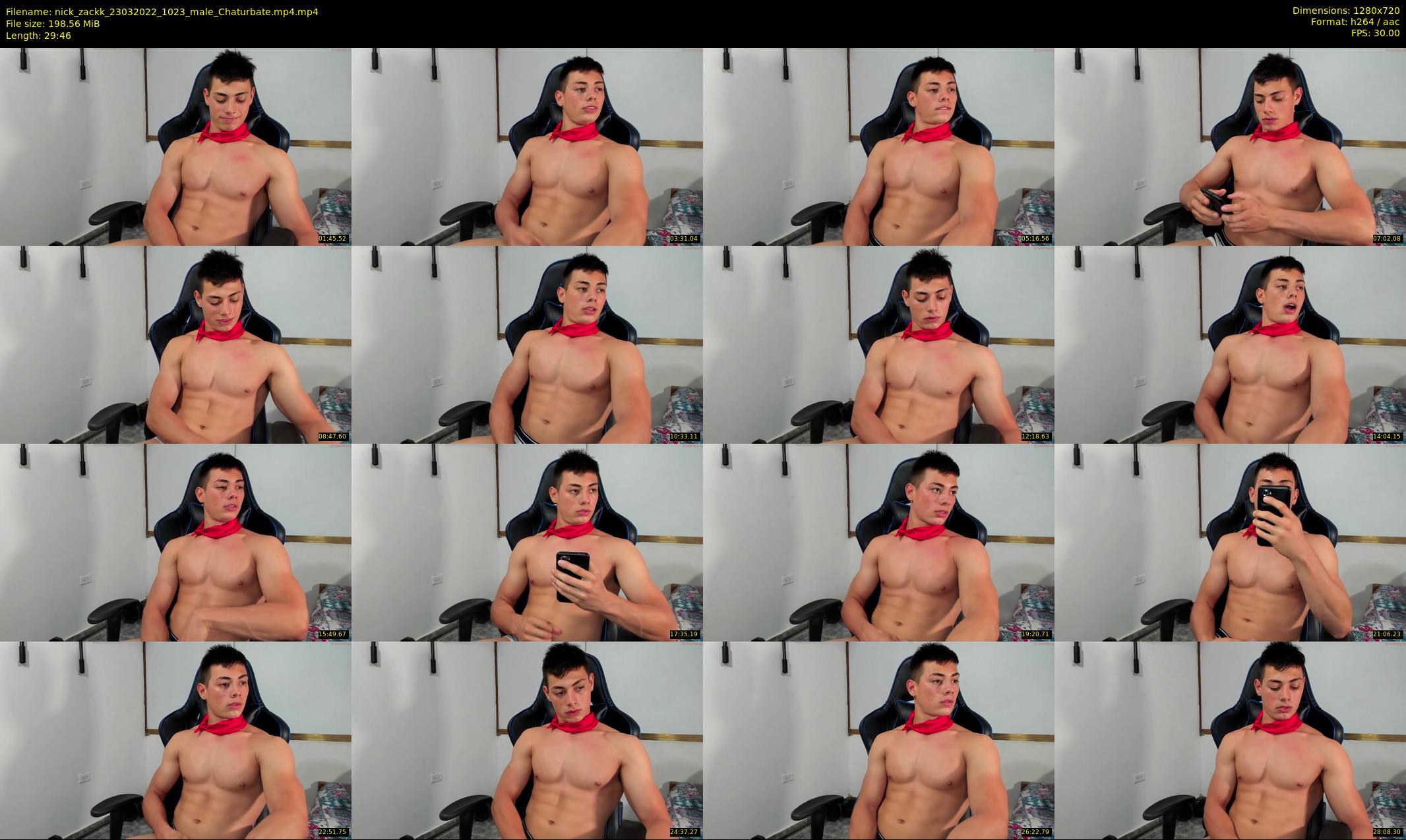 nick_zackk — 30 minute Chaturbate male cam show recording, 720p, Mar 23, 2022