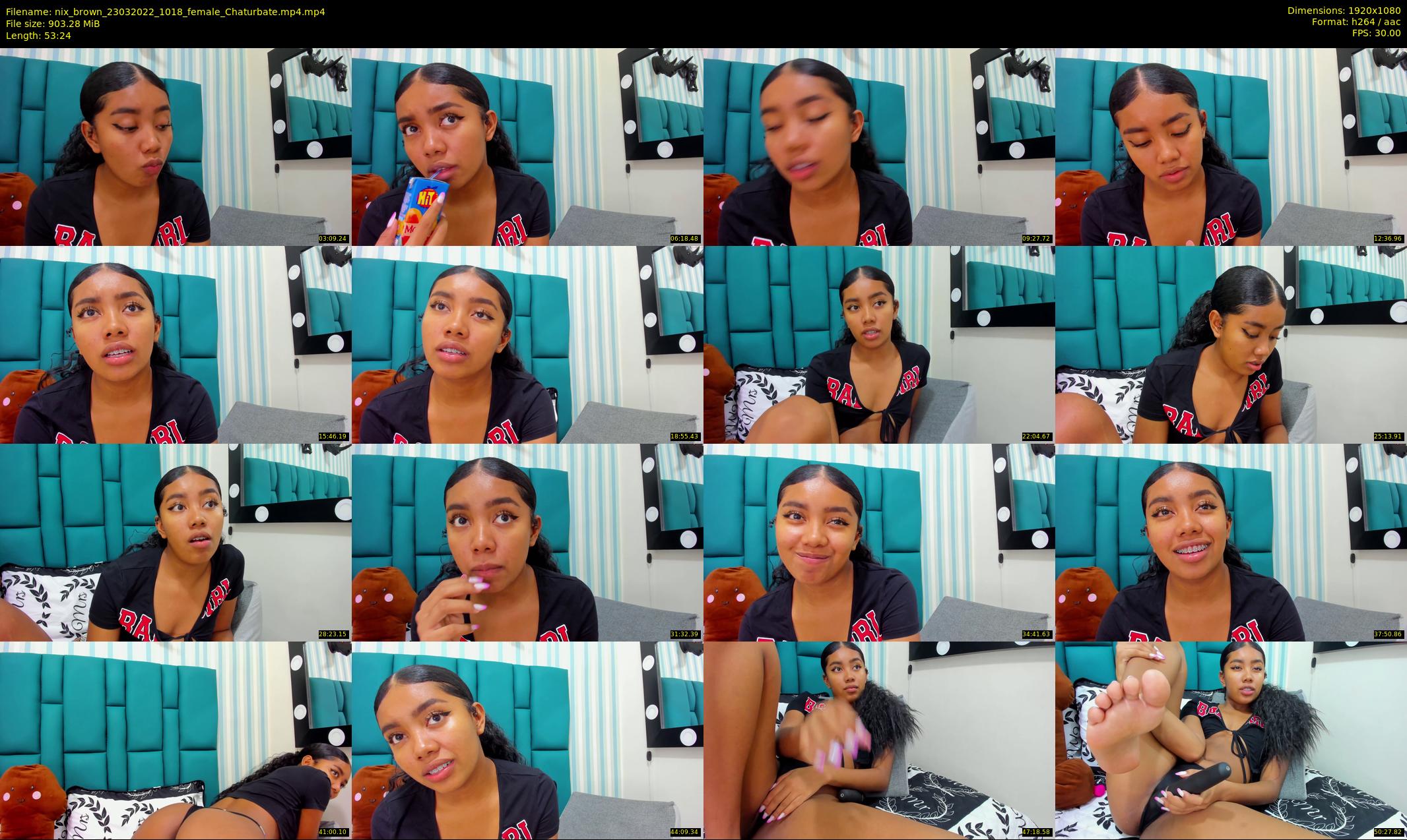 nix_brown — 54 minute Chaturbate female cam show recording, 1080p, Mar 23, 2022