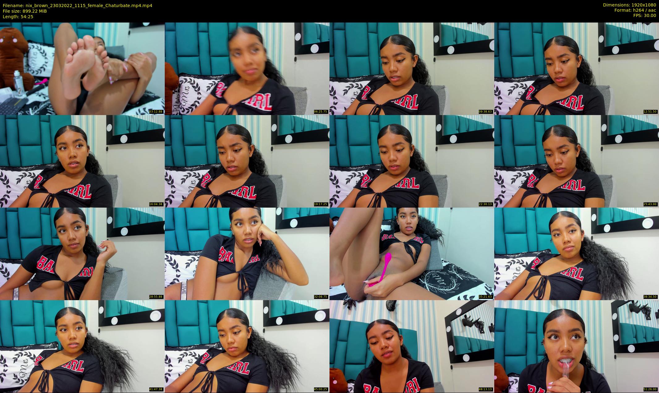 nix_brown — 55 minute Chaturbate female cam show recording, 1080p, Mar 23, 2022