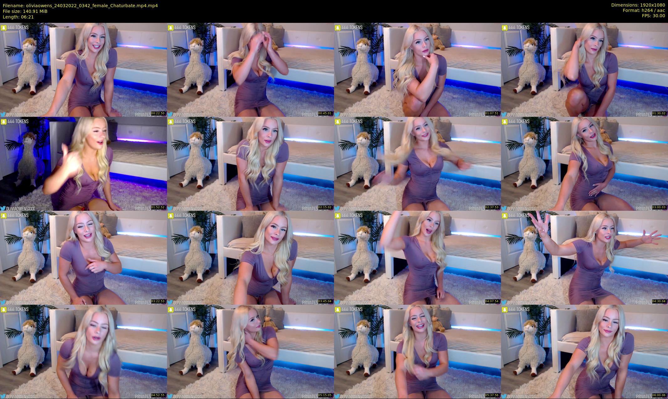 oliviaowens — 7 minute Chaturbate female cam show recording, 1080p, Mar 24, 2022