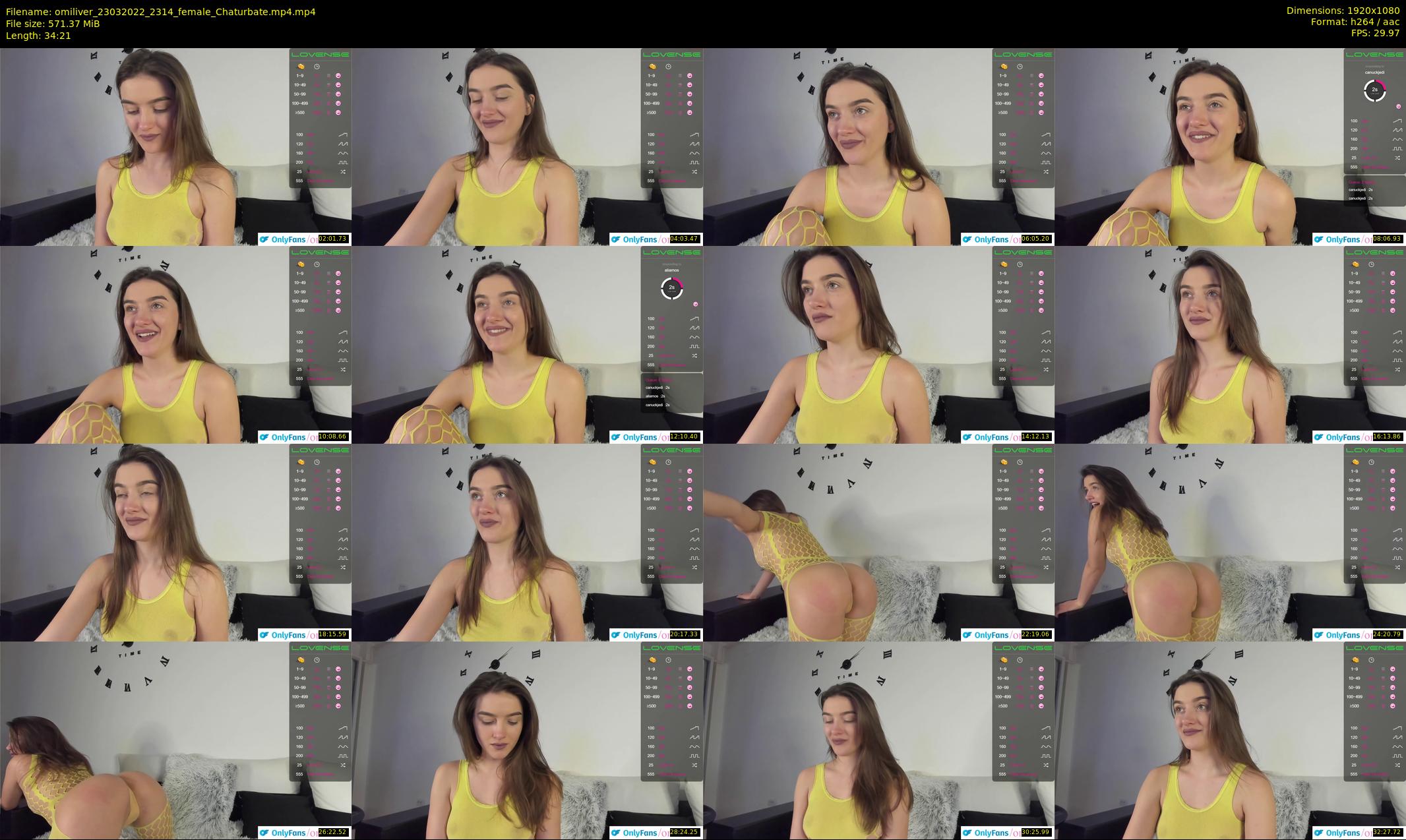 omiliver — 35 minute Chaturbate female cam show recording, 1080p, Mar 23, 2022