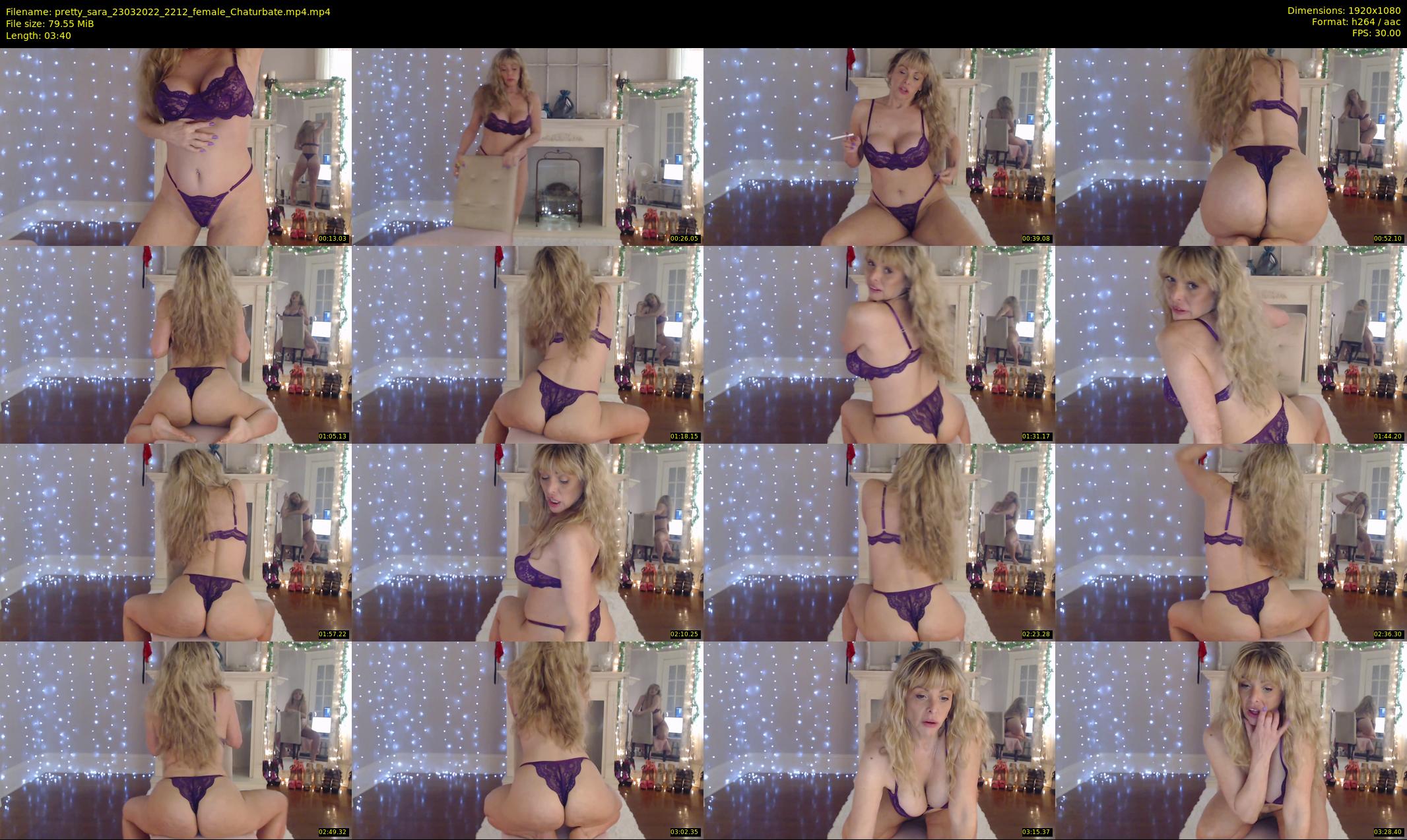 pretty_sara — 4 minute Chaturbate female cam show recording, 1080p, Mar 23, 2022