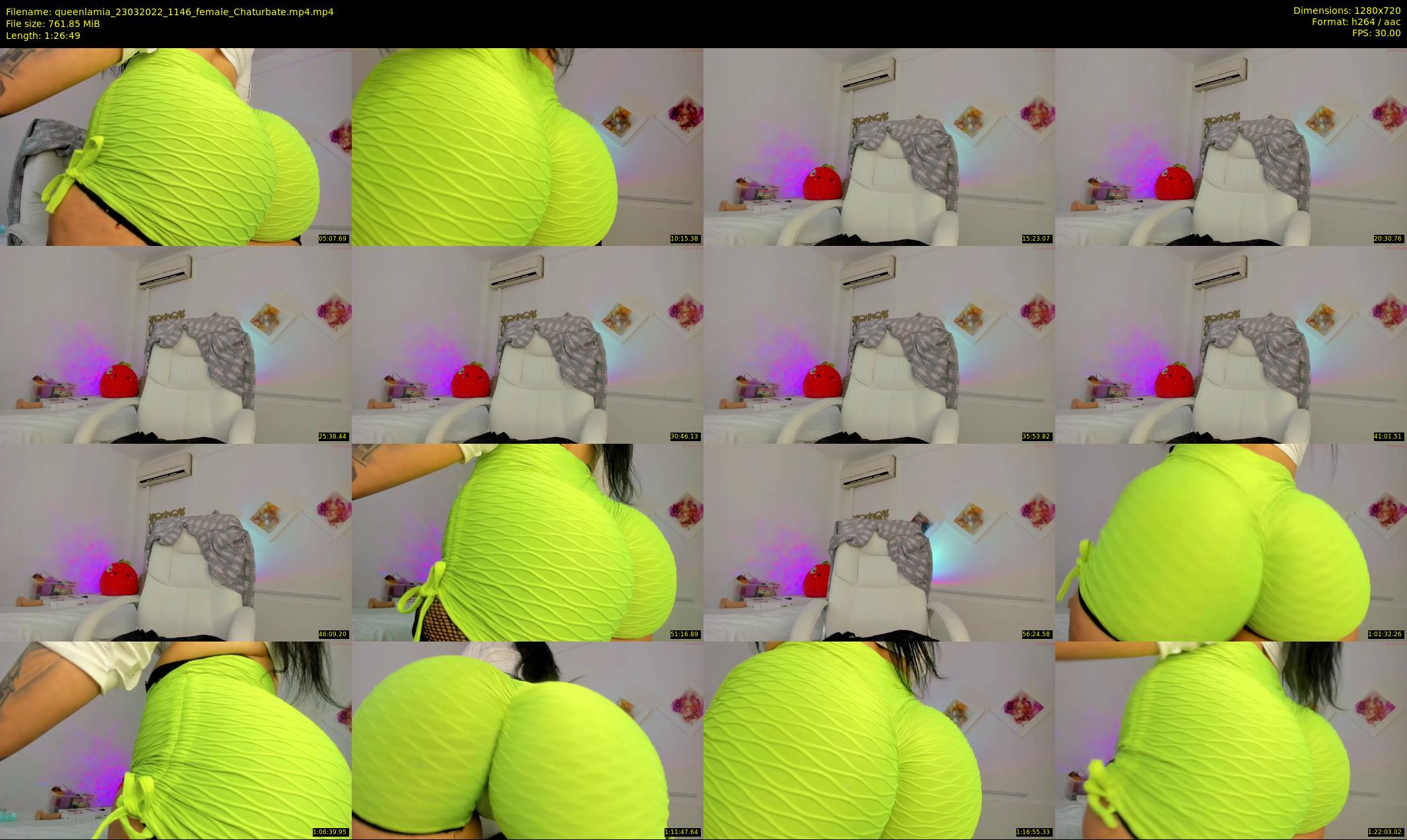 queenlamia — 87 minute Chaturbate female cam show recording, 720p, Mar 23, 2022