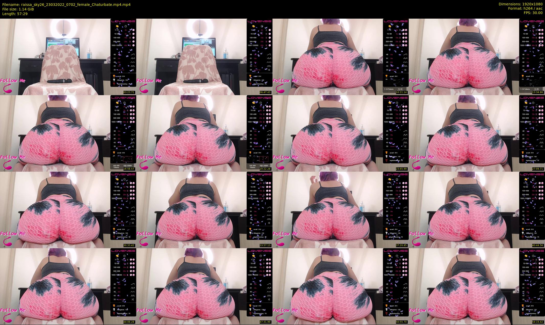 raissa_sky26 — 58 minute Chaturbate female cam show recording, 1080p, Mar 23, 2022
