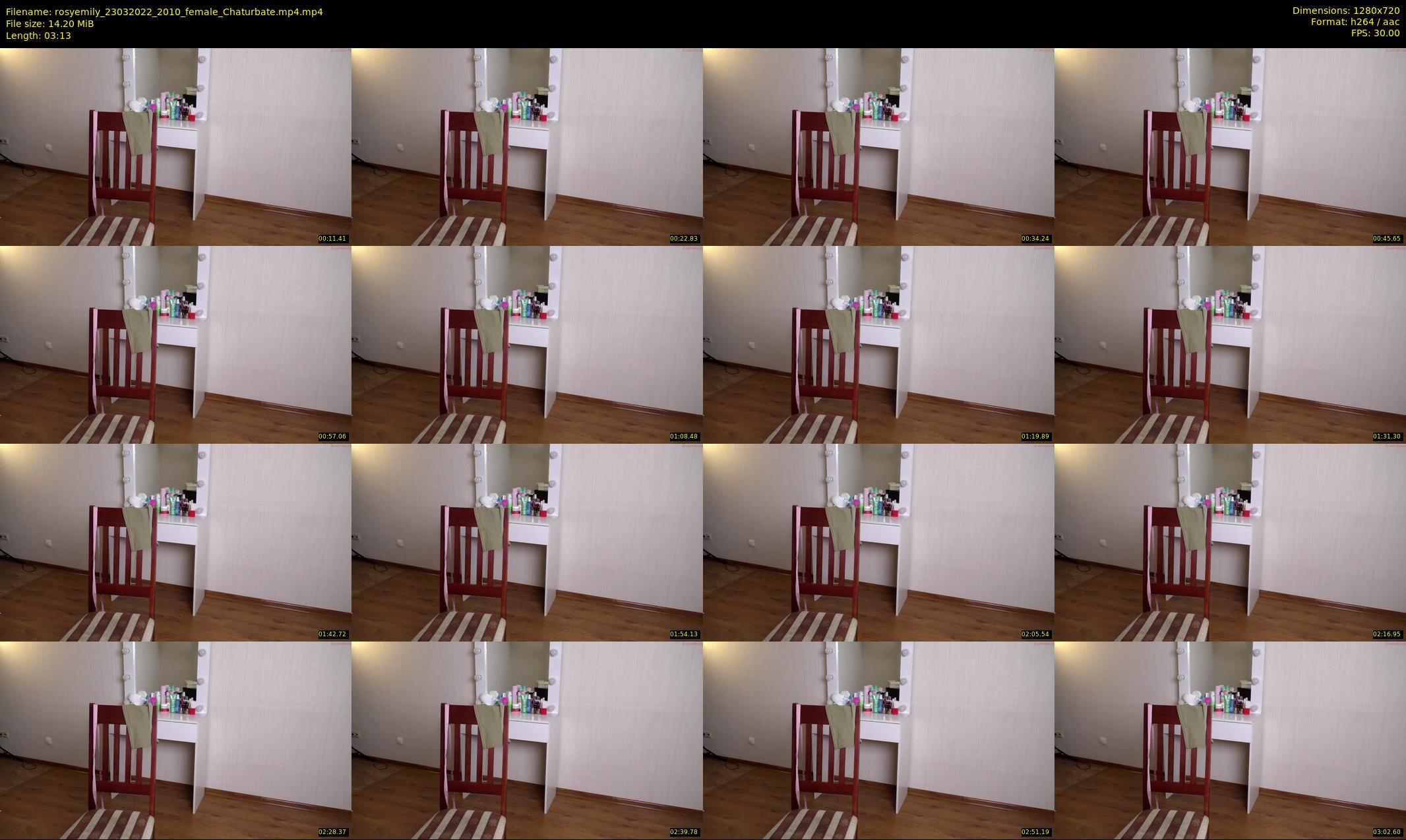 rosyemily — 4 minute Chaturbate female cam show recording, 720p, Mar 23, 2022