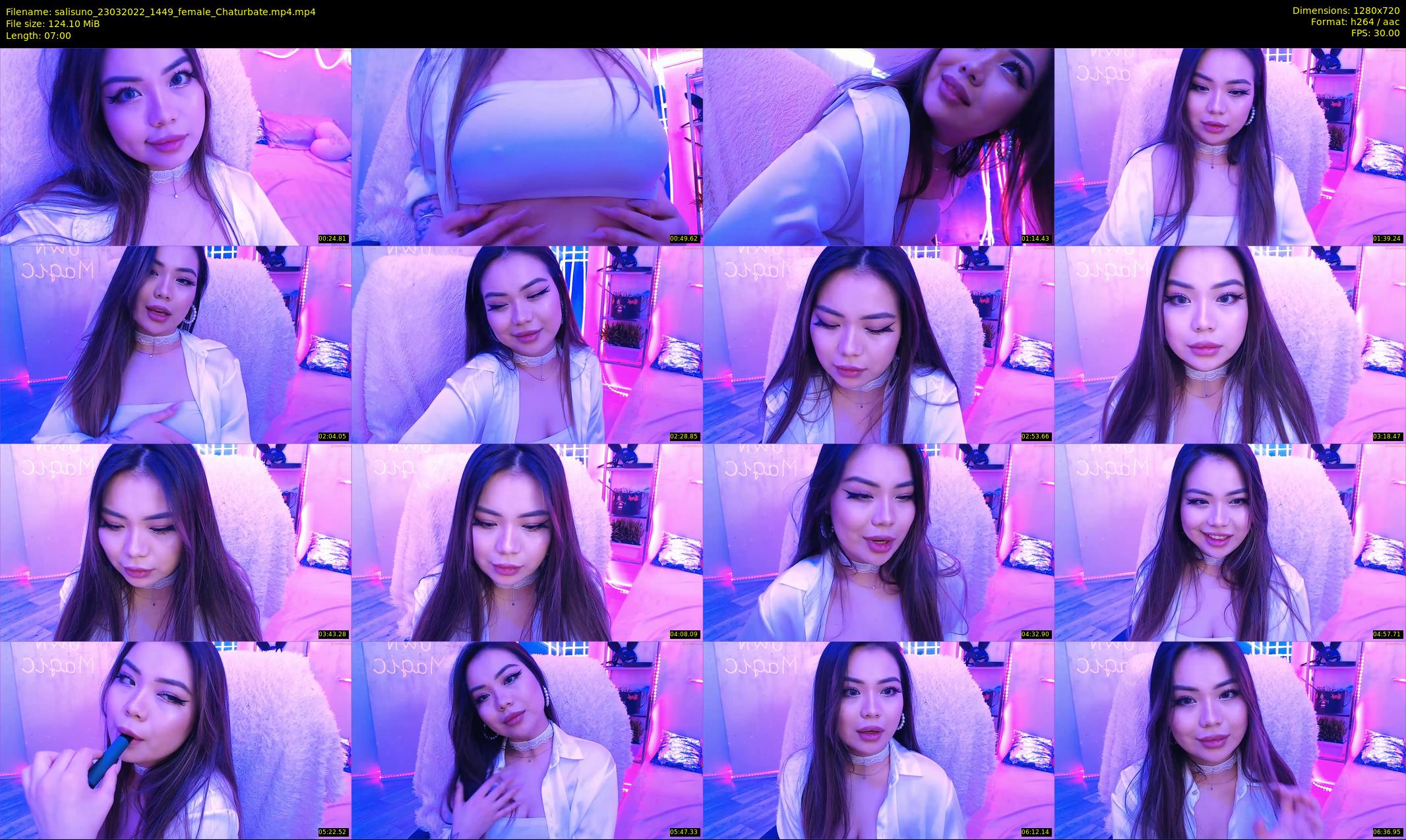 salisuno — 7 minute Chaturbate female cam show recording, 720p, Mar 23, 2022