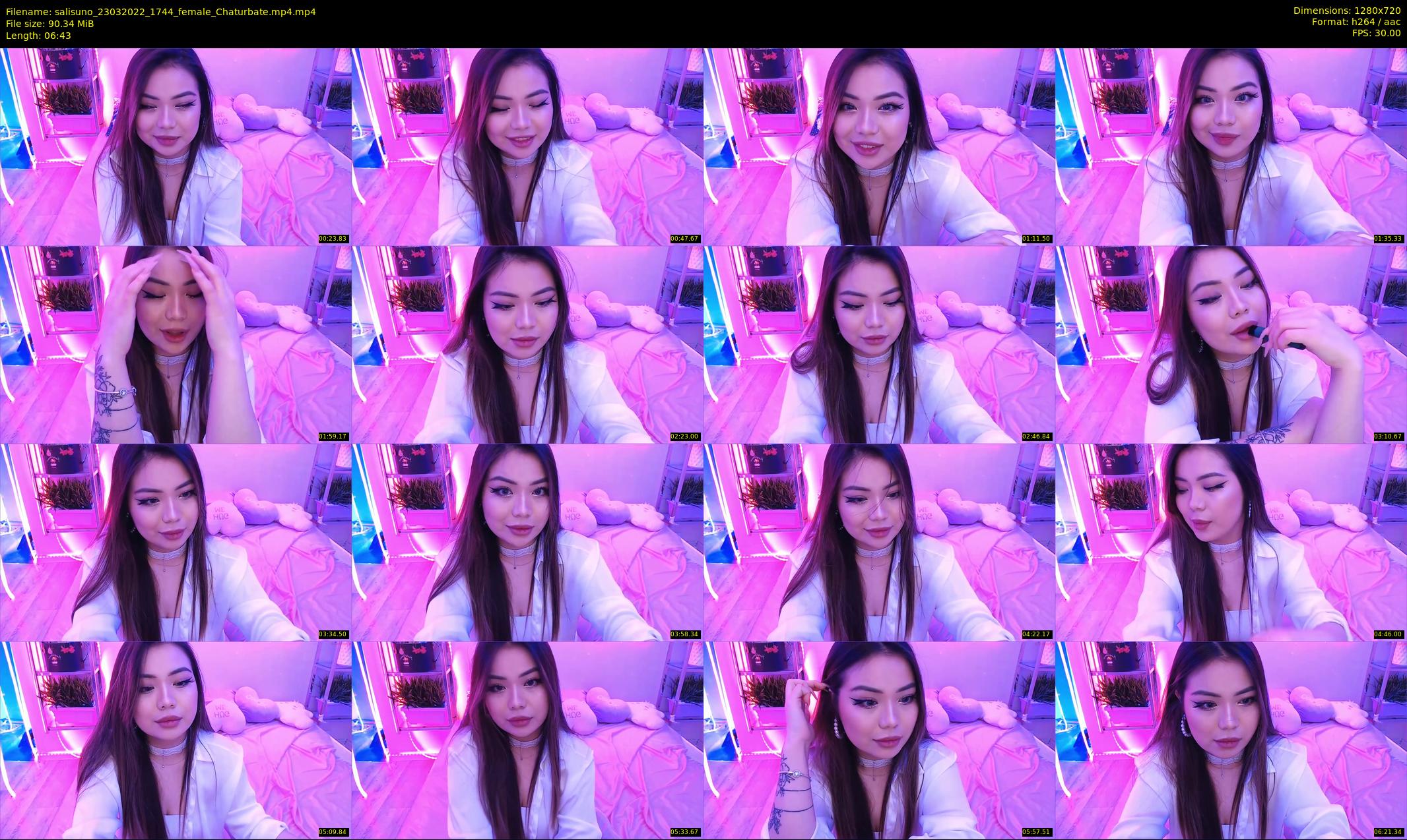 salisuno — 7 minute Chaturbate female cam show recording, 720p, Mar 23, 2022
