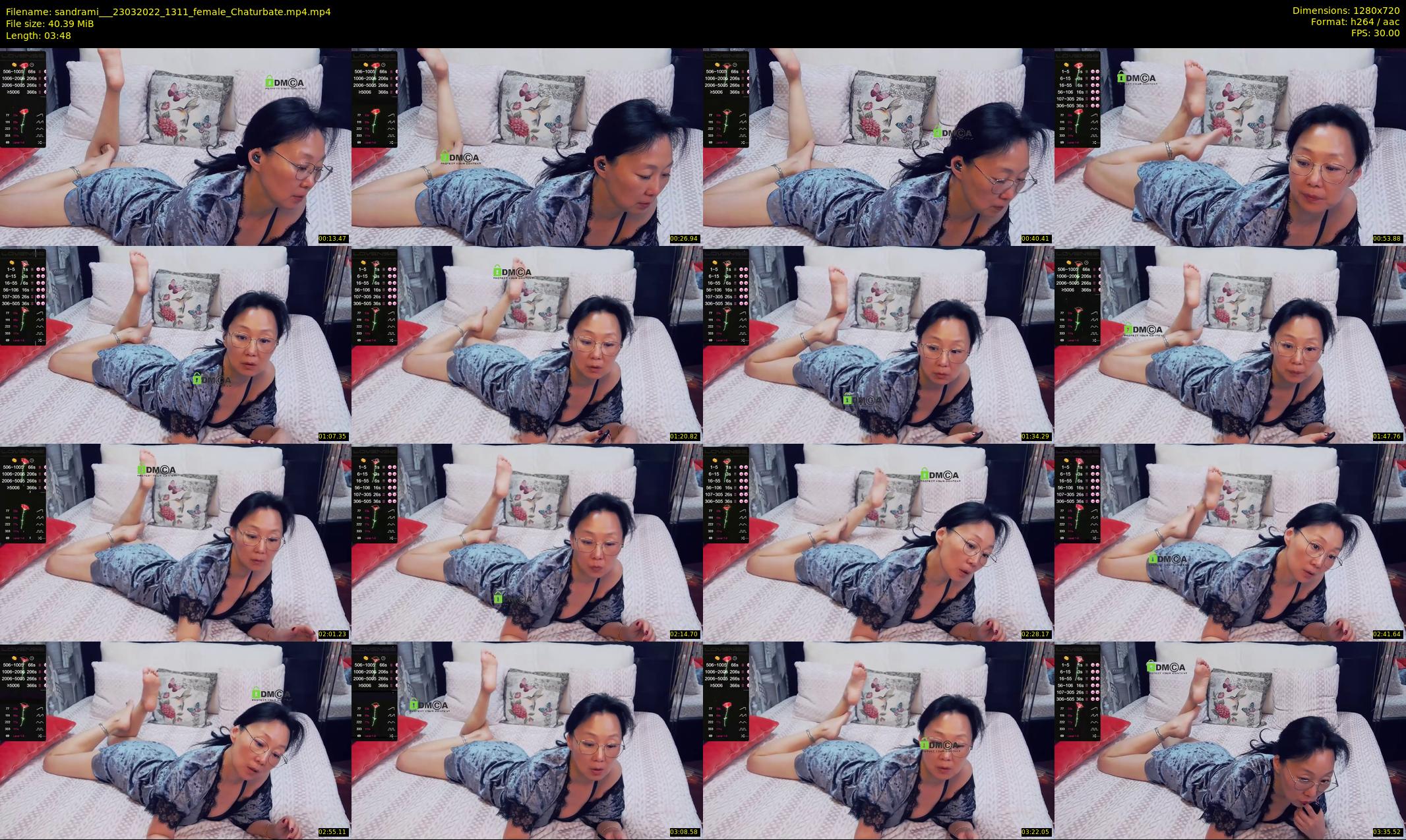 sandrami__ — 4 minute Chaturbate female cam show recording, 720p, Mar 23, 2022