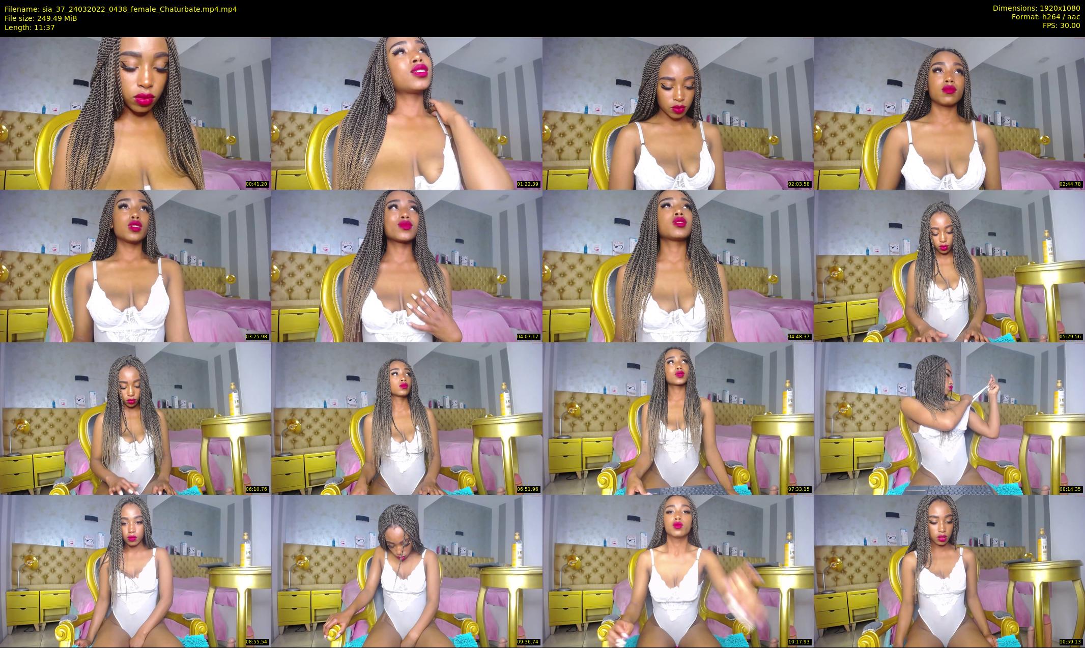 sia_37 — 12 minute Chaturbate female cam show recording, 1080p, Mar 24, 2022