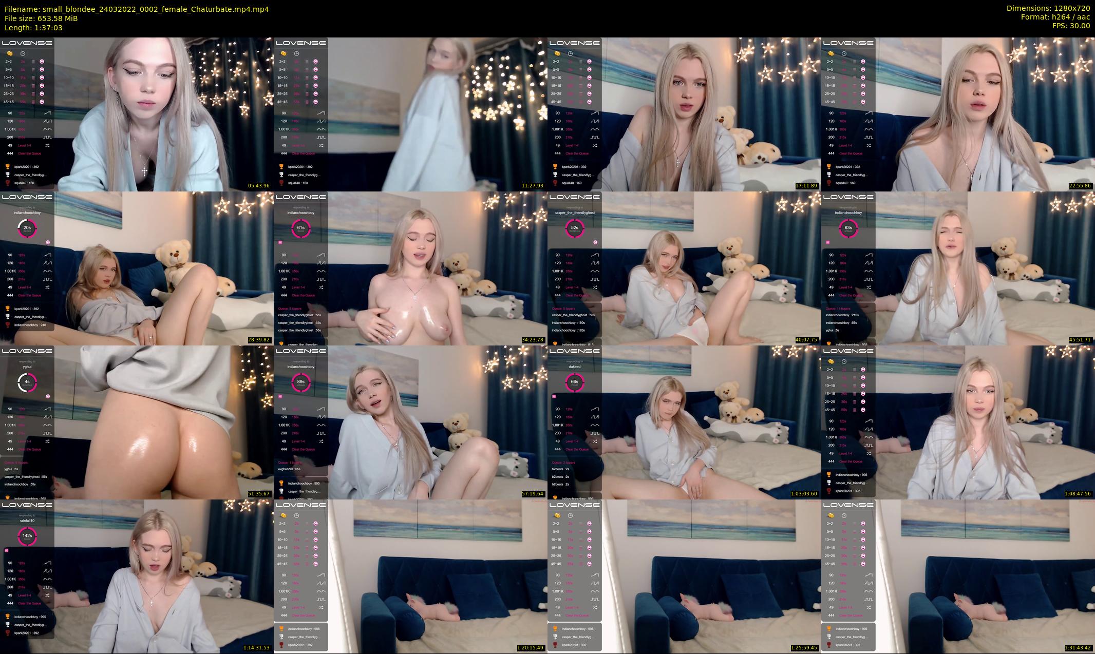 small_blondee — 98 minute Chaturbate female cam show recording, 720p, Mar 24, 2022