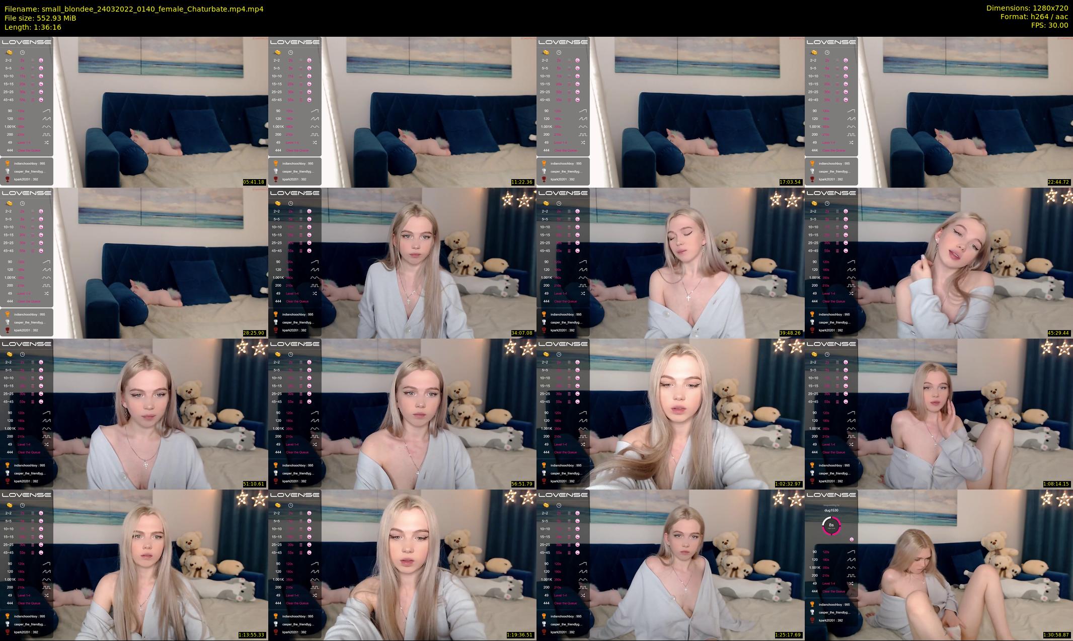small_blondee — 97 minute Chaturbate female cam show recording, 720p, Mar 24, 2022