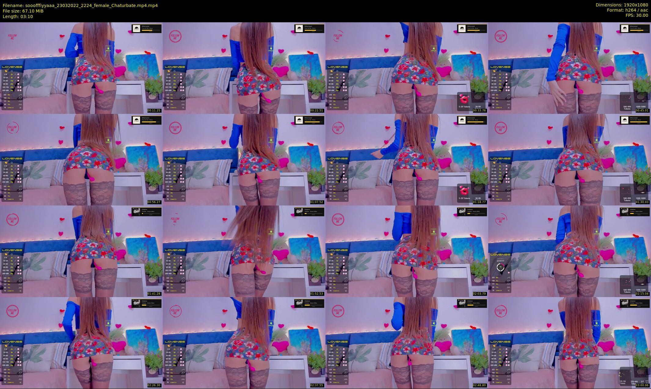 sooofffiyyaaa — 4 minute Chaturbate female cam show recording, 1080p, Mar 23, 2022