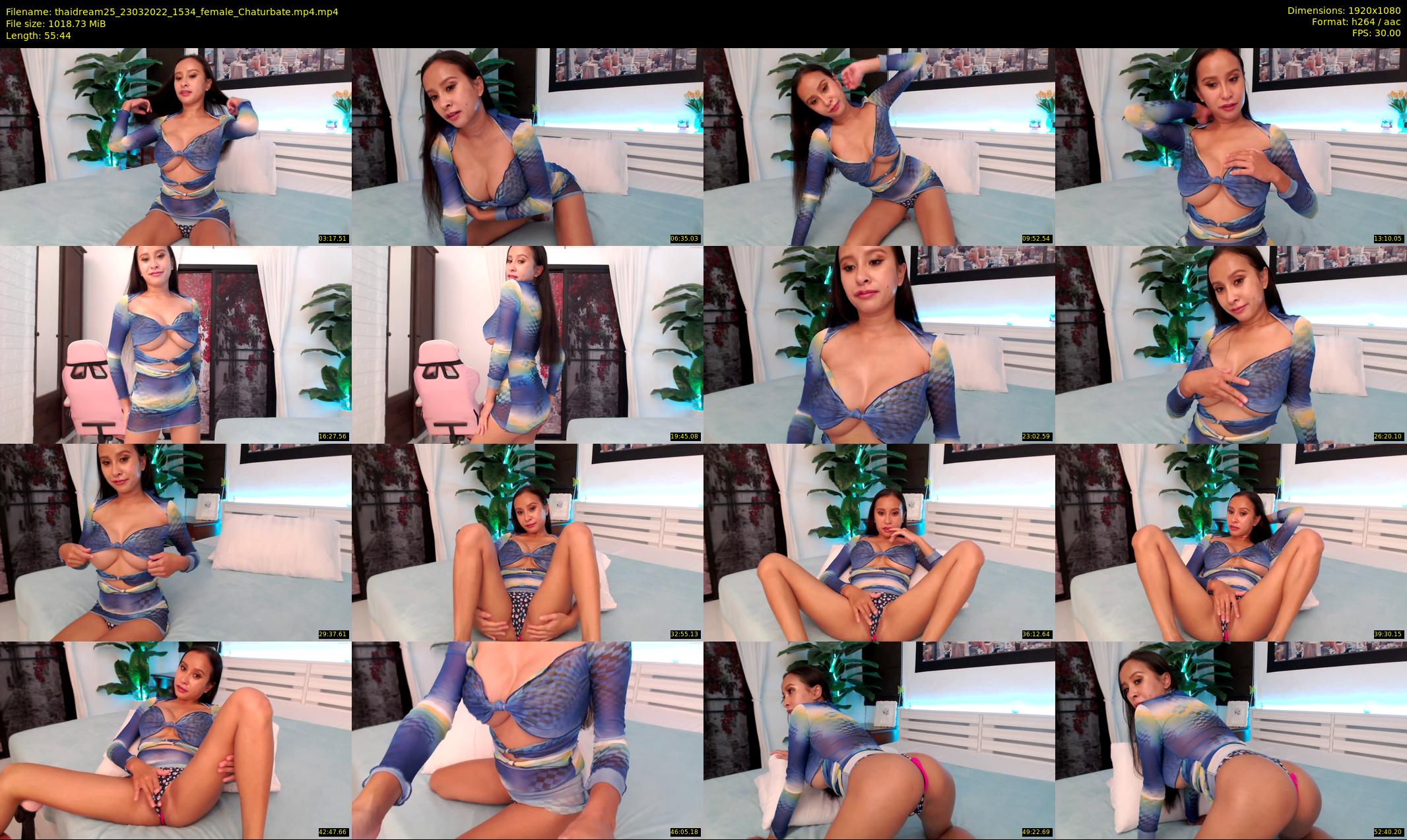 thaidream25 — 56 minute Chaturbate female cam show recording, 1080p, Mar 23, 2022