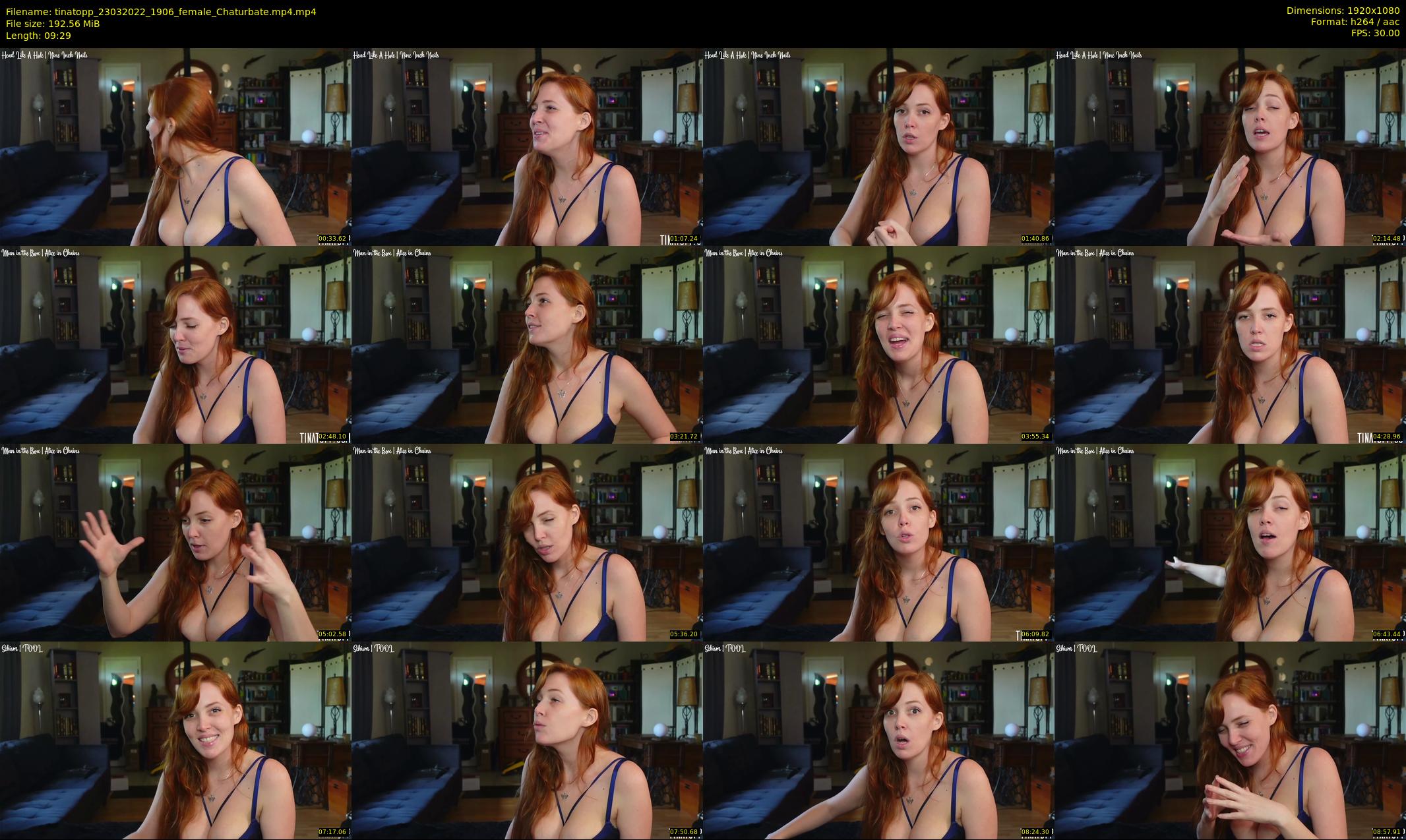 tinatopp — 10 minute Chaturbate female cam show recording, 1080p, Mar 23, 2022