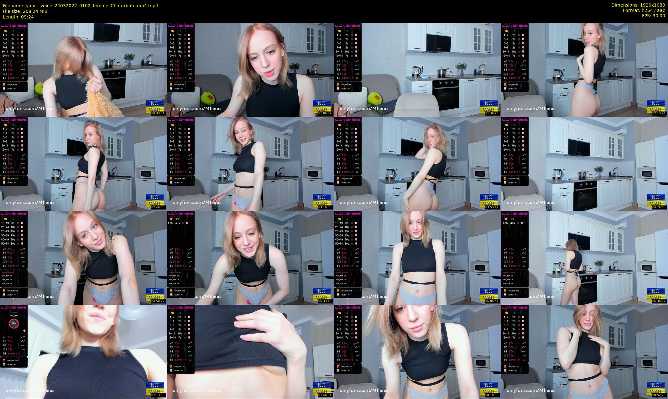 your__voice — 10 minute Chaturbate female cam show recording, 1080p, Mar 24, 2022