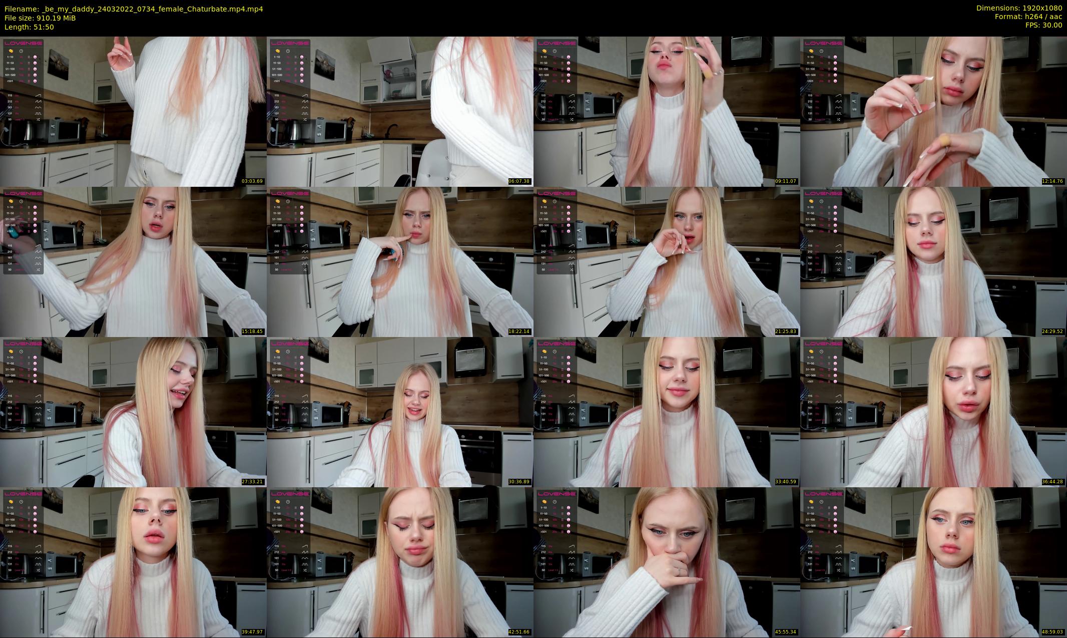_be_my_daddy — 52 minute Chaturbate female cam show recording, 1080p, Mar 24, 2022