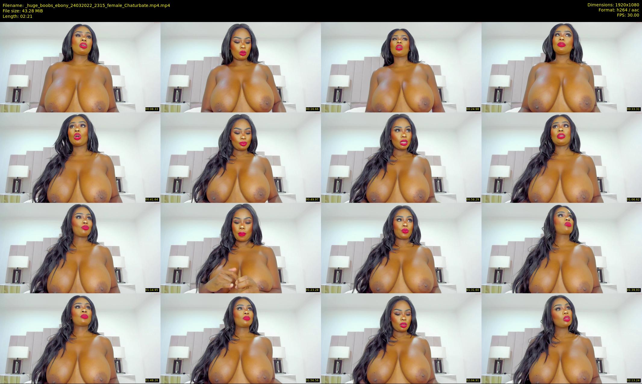 _huge_boobs_ebony — 3 minute Chaturbate female cam show recording, 1080p, Mar 24, 2022