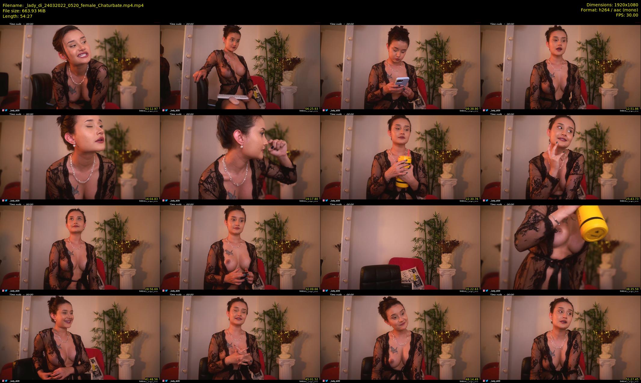 _lady_di — 55 minute Chaturbate female cam show recording, 1080p, Mar 24, 2022